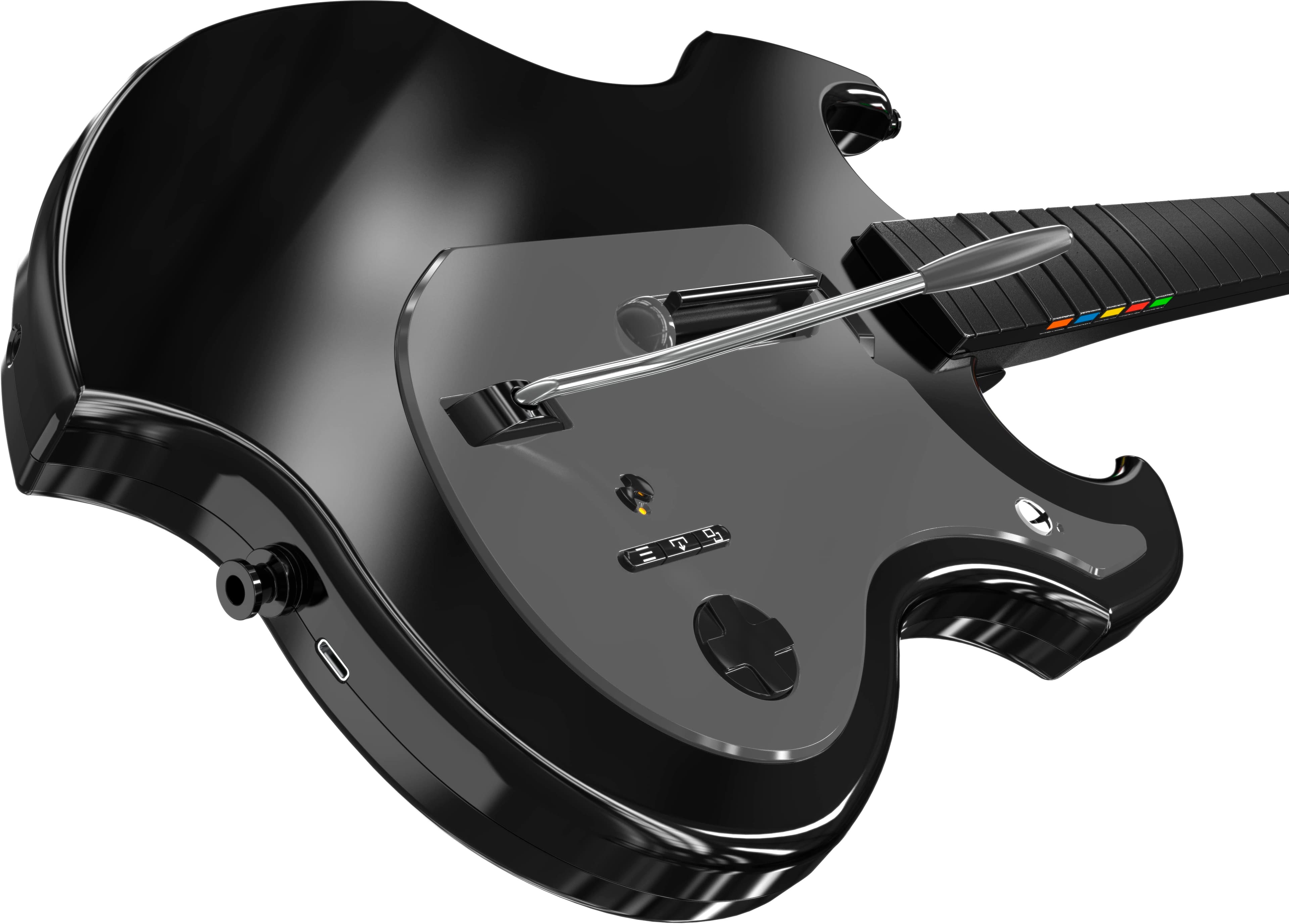 Alt View 22. PDP - RIFFMASTER Wireless Guitar Controller For Xbox Series X|S, Xbox One & Windows 10/11 PC - Black.