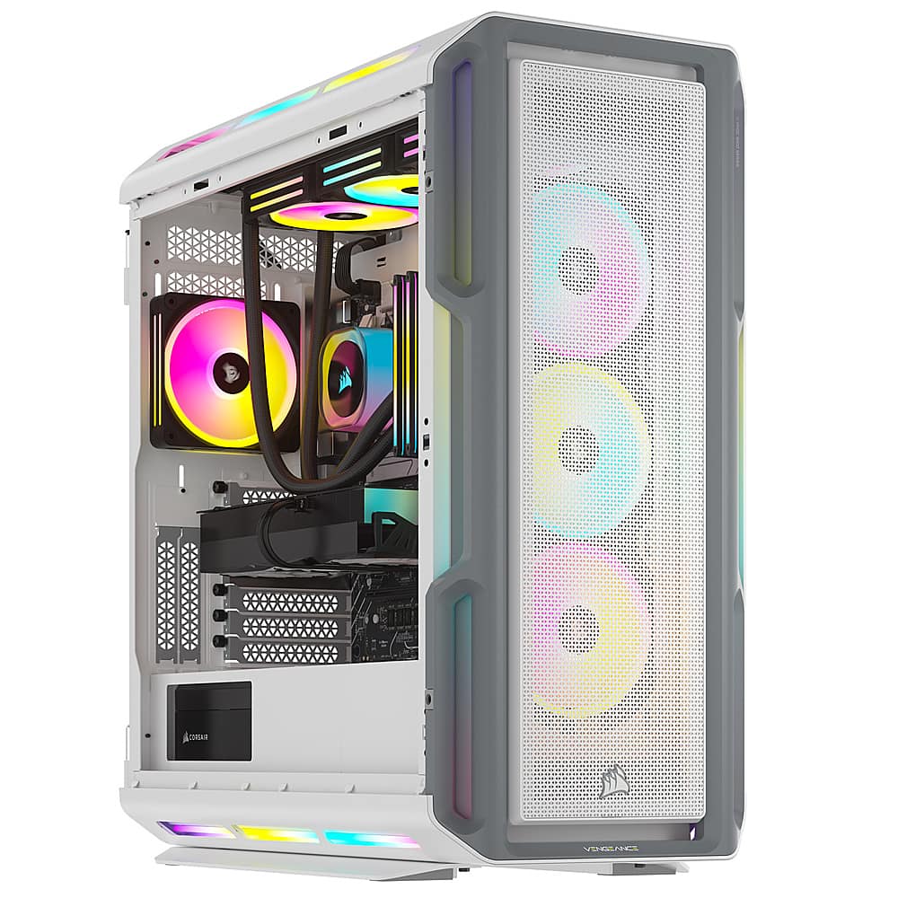 CORSAIR VENGEANCE i8200 iCUE Link Gaming Desktop-Intel Corei9 14900KF-64GB  RGB DDR5 Memory-NVIDIA GeForce RTX 4090-2TB SSD White CS-9060014-NA - Best  