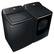 Alt View 18. Samsung - 7.4 Cu. Ft. Smart Gas Dryer with Steam and Pet Care Dry - Brushed Black.