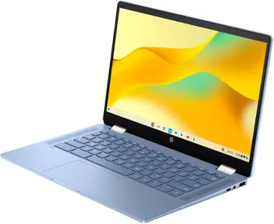 HP - 2-in-1 14" Touch-Screen Chromebook - Intel Processor N100 - 4GB Memory - 64GB eMMC - Sky Blue