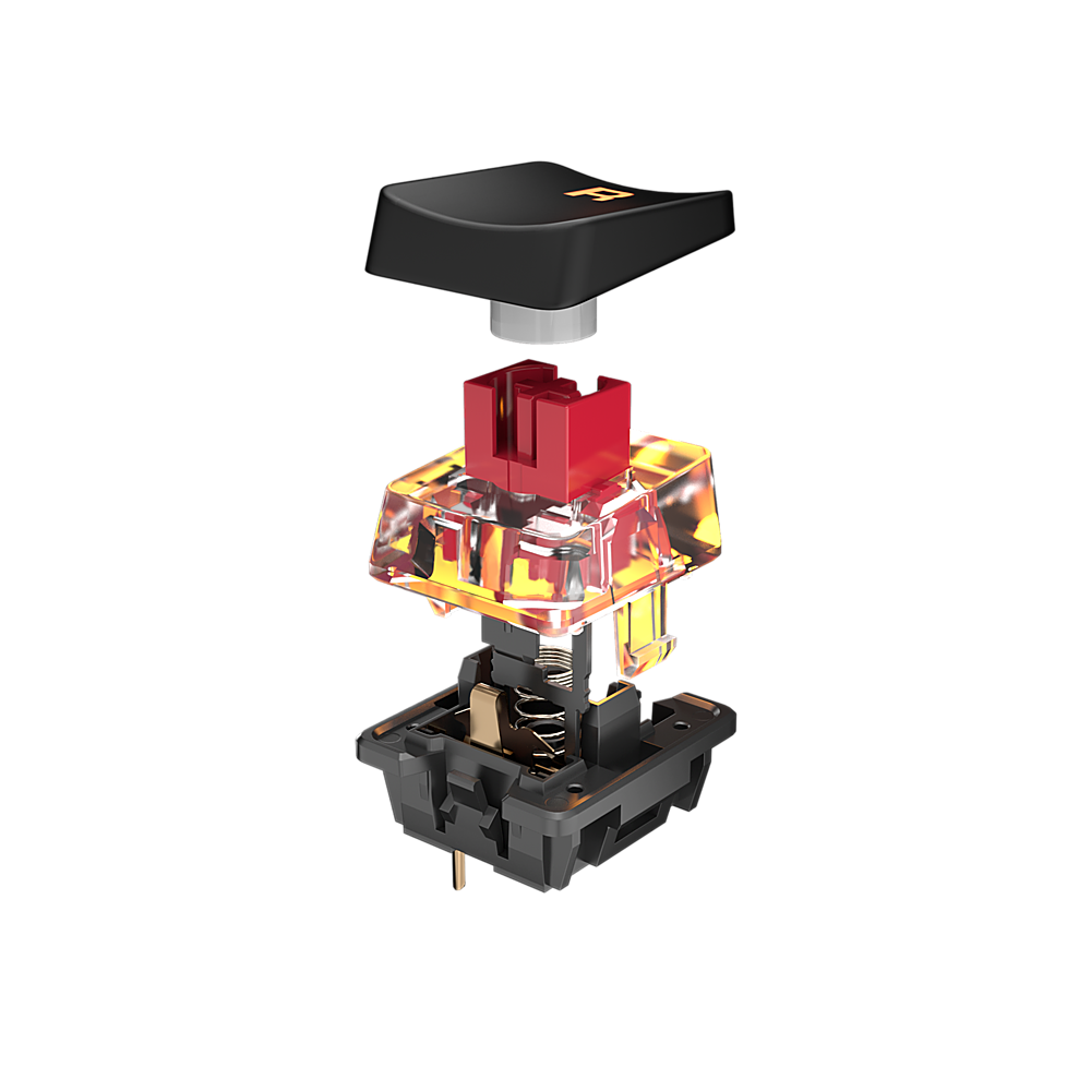 Alt View 11. Turtle Beach - Vulcan TKL Wired Mechanical TITAN Linear Switch Gaming Keyboard with Per-key AIMO RGB Lighting - Black.