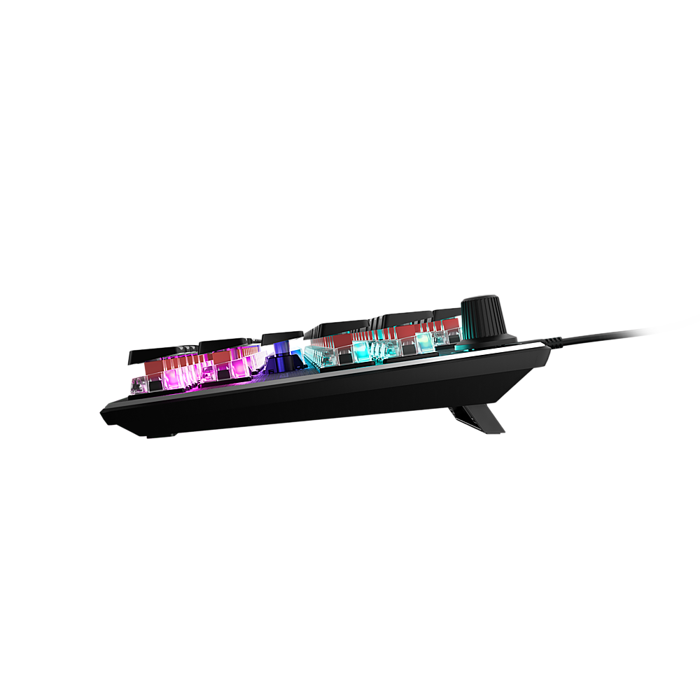 Alt View 13. Turtle Beach - Vulcan TKL Wired Mechanical TITAN Linear Switch Gaming Keyboard with Per-key AIMO RGB Lighting - Black.