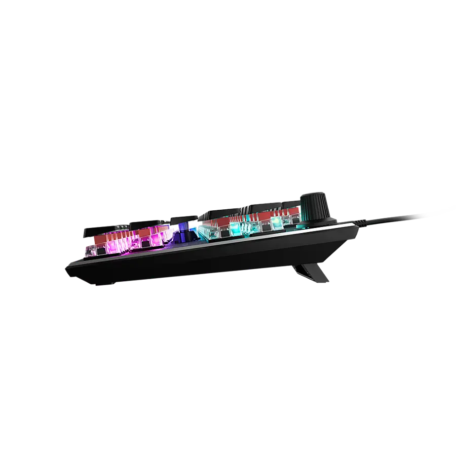 Alt View 13. Turtle Beach - Vulcan TKL Wired Mechanical TITAN Linear Switch Gaming Keyboard with Per-key AIMO RGB Lighting - Black.