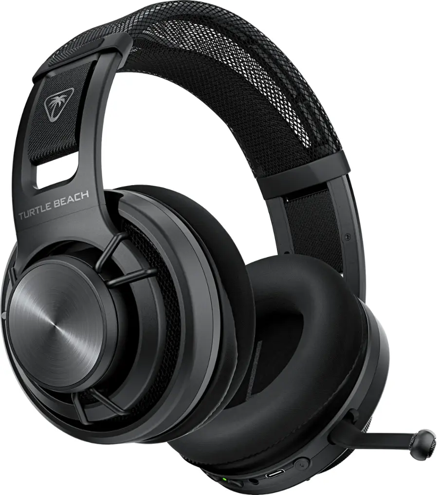 Alt View 11. Turtle Beach - Atlas Air Wireless Open Back Gaming Headset for PC, PS5, PS4, Nintendo Switch, Mobile with Floating Earcup - Black.