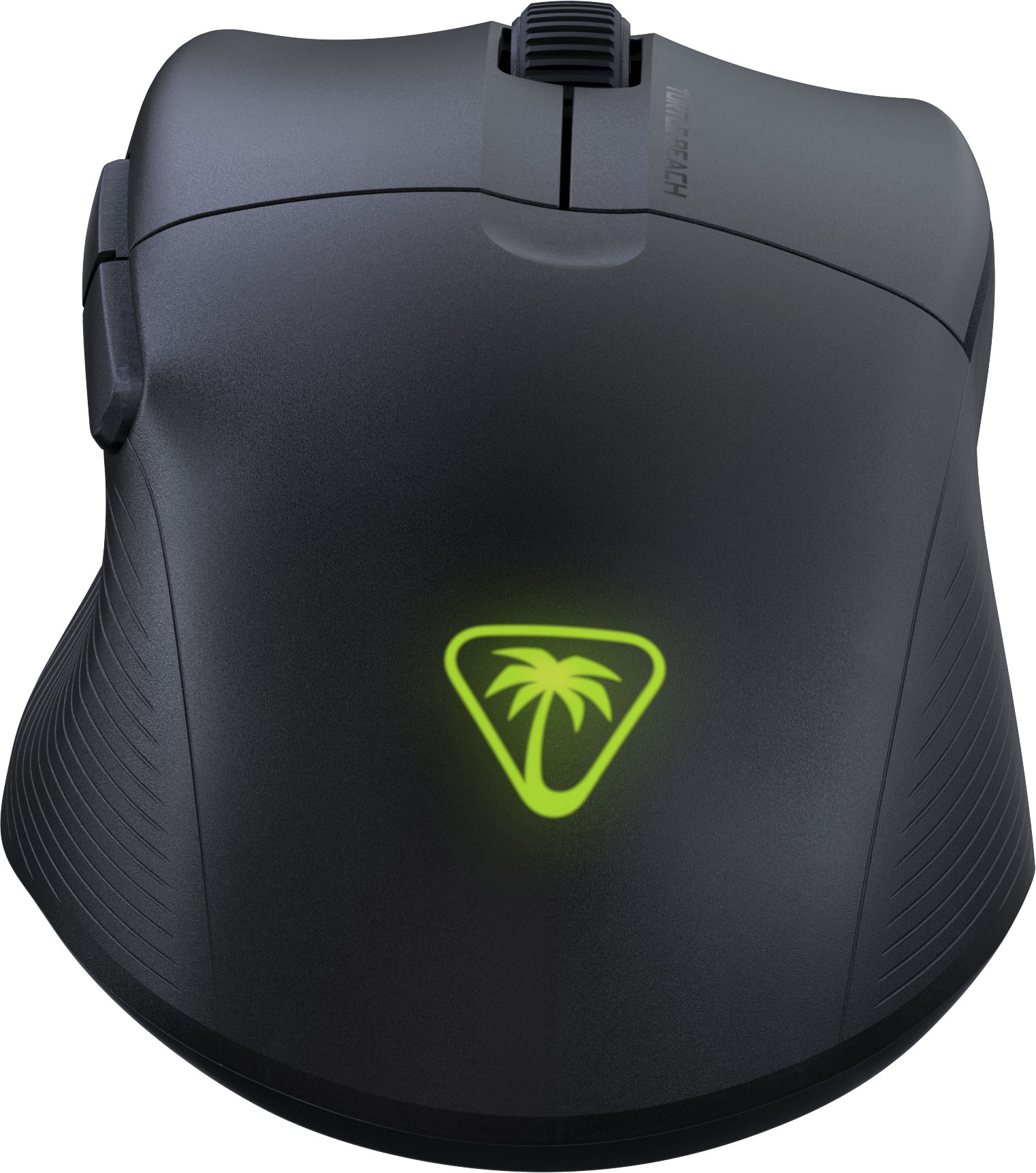 Back View: Turtle Beach - Pure Air Ultra-Light Wireless Ergonomic RGB Gaming Mouse with 26K DPI Optical Sensor & 125 hour Battery - Black