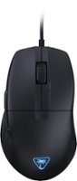 Turtle Beach - Pure SEL Ultra-Light Wired Ergonomic RGB Gaming Mouse with 8K DPI Optical Sensor & Mechanical Switches - Black - Front_Zoom