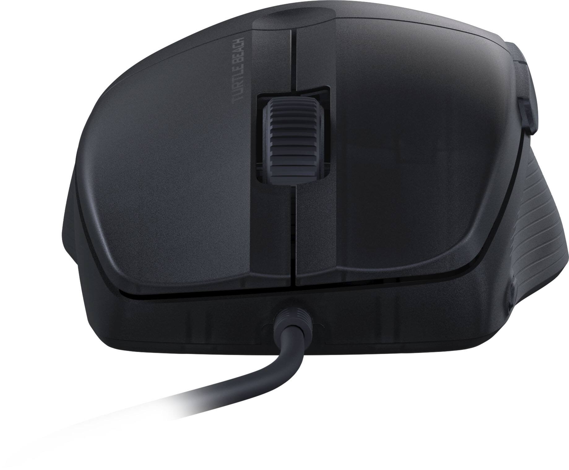 Alt View 12. Turtle Beach - Pure SEL Ultra-Light Wired Ergonomic RGB Gaming Mouse with 8K DPI Optical Sensor & Mechanical Switches - Black.