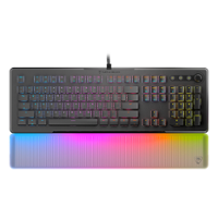 Turtle Beach Vulcan II Max Full-size Wired Mechanical TITAN Switch Gaming Keyboard with RGB lighting and palm rest - Black - Front_Zoom