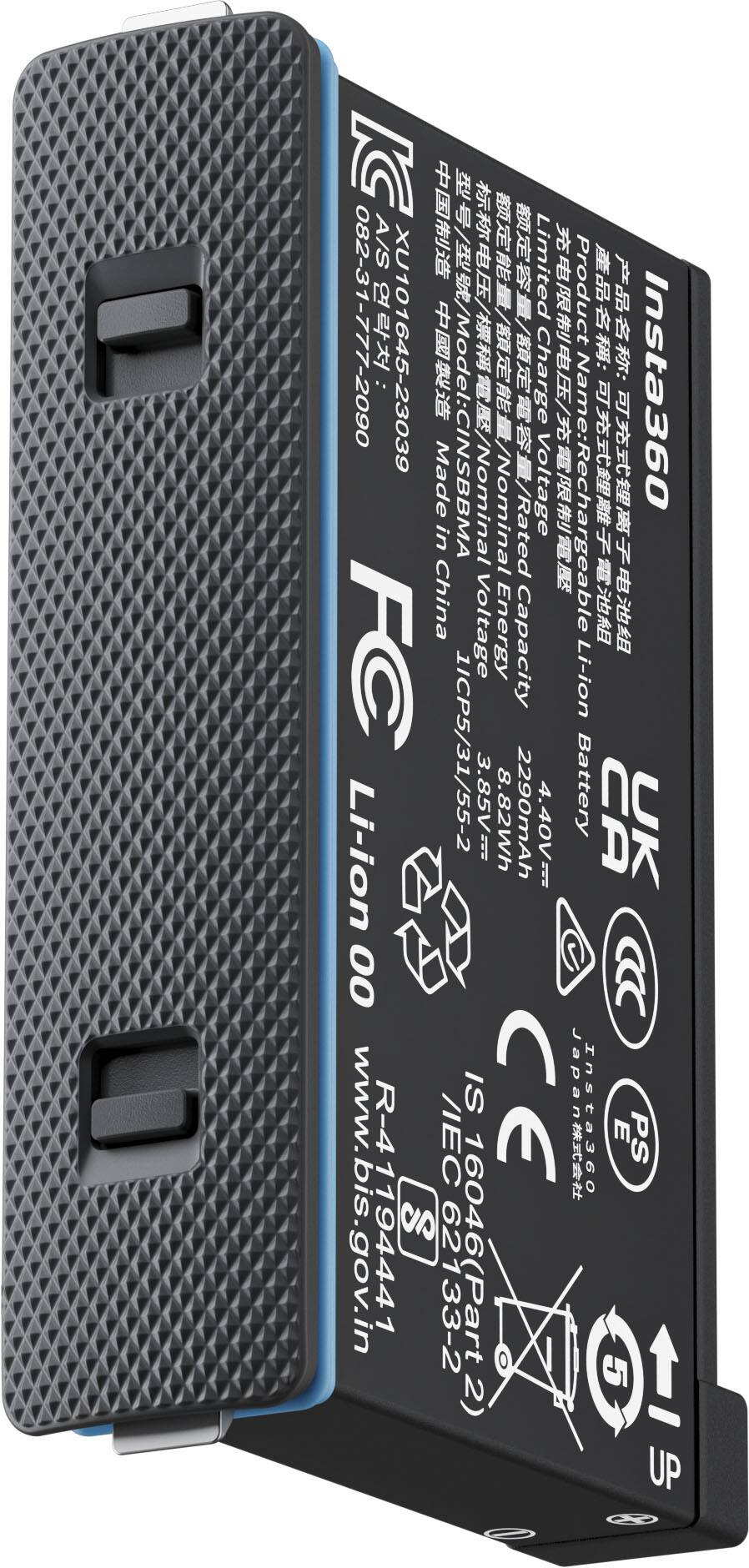 Alt View 11. Insta360 - Rechargeable Lithium Polymer Battery for X4 Action Camera - Black.