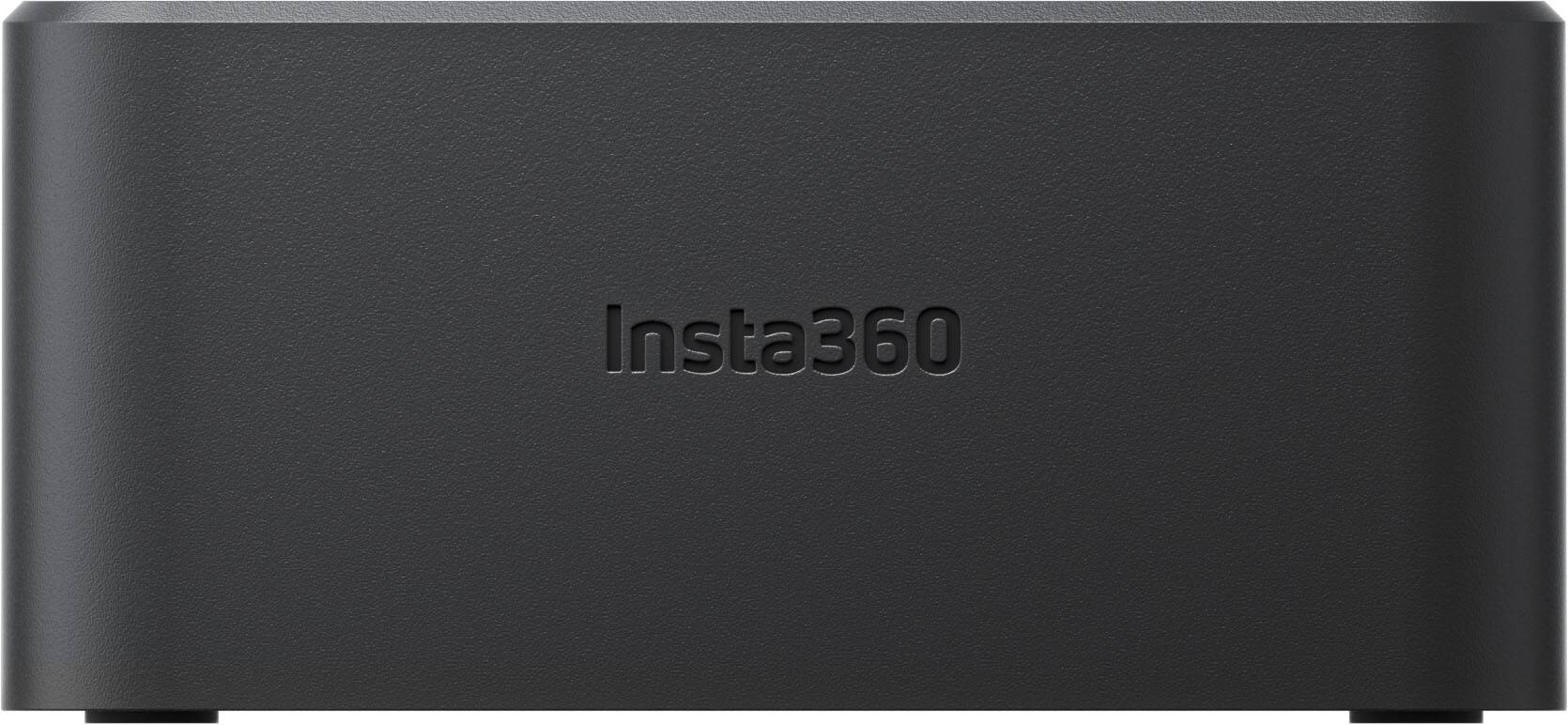 Front. Insta360 - X4 Fast Charge Hub Battery Charger - Black.