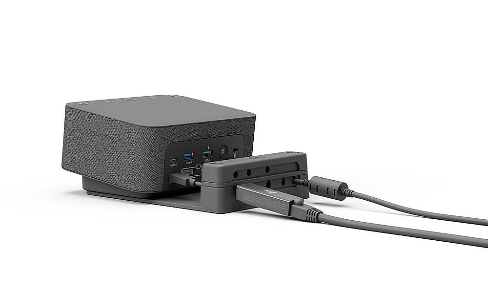 Alt View 12. Logitech - Logi USB-C to Ethernet Adapter for Logi Dock - Black.