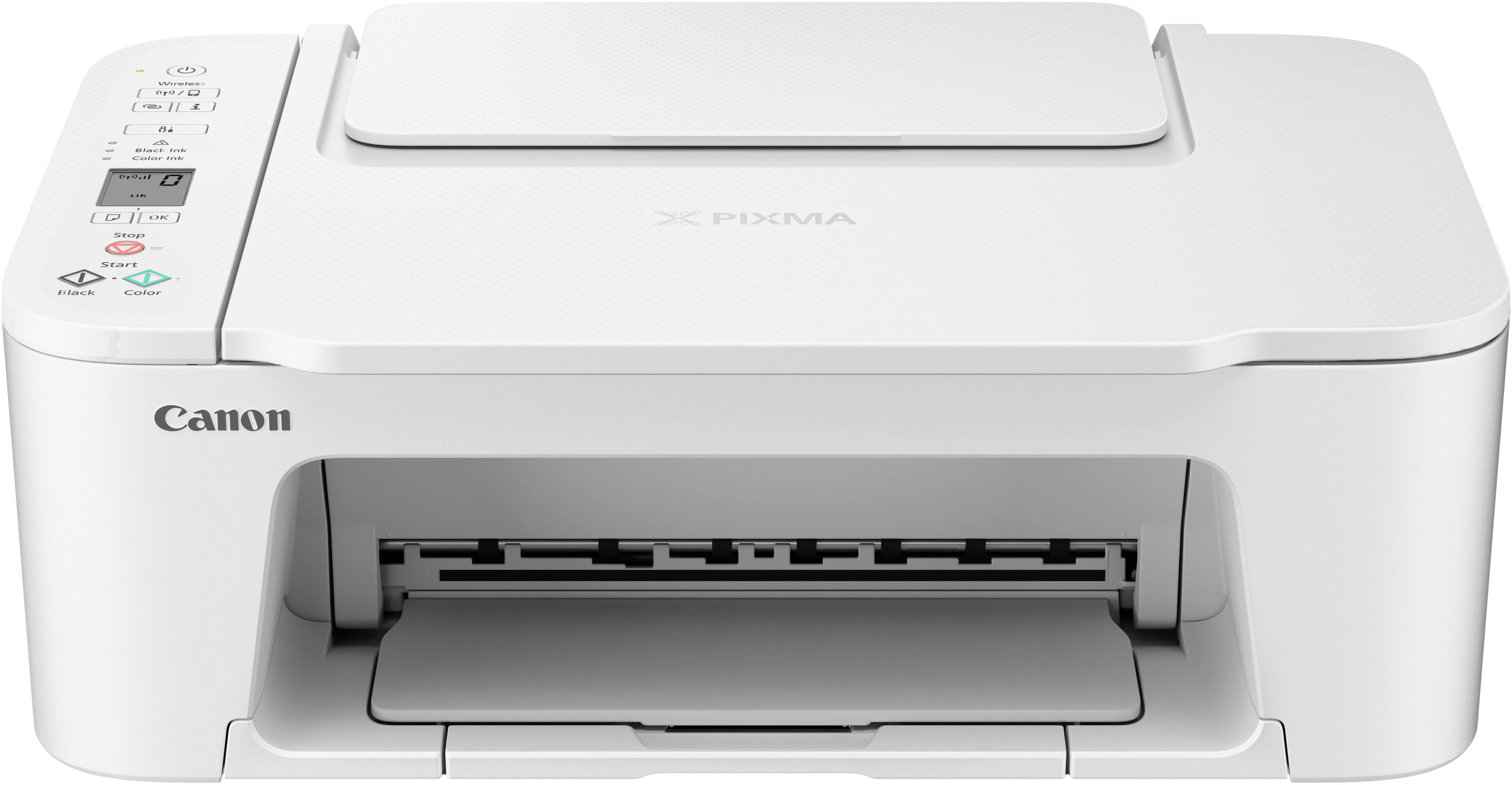 Left. Canon - PIXMA TS3720 Wireless All-In-One Inkjet Printer - White.