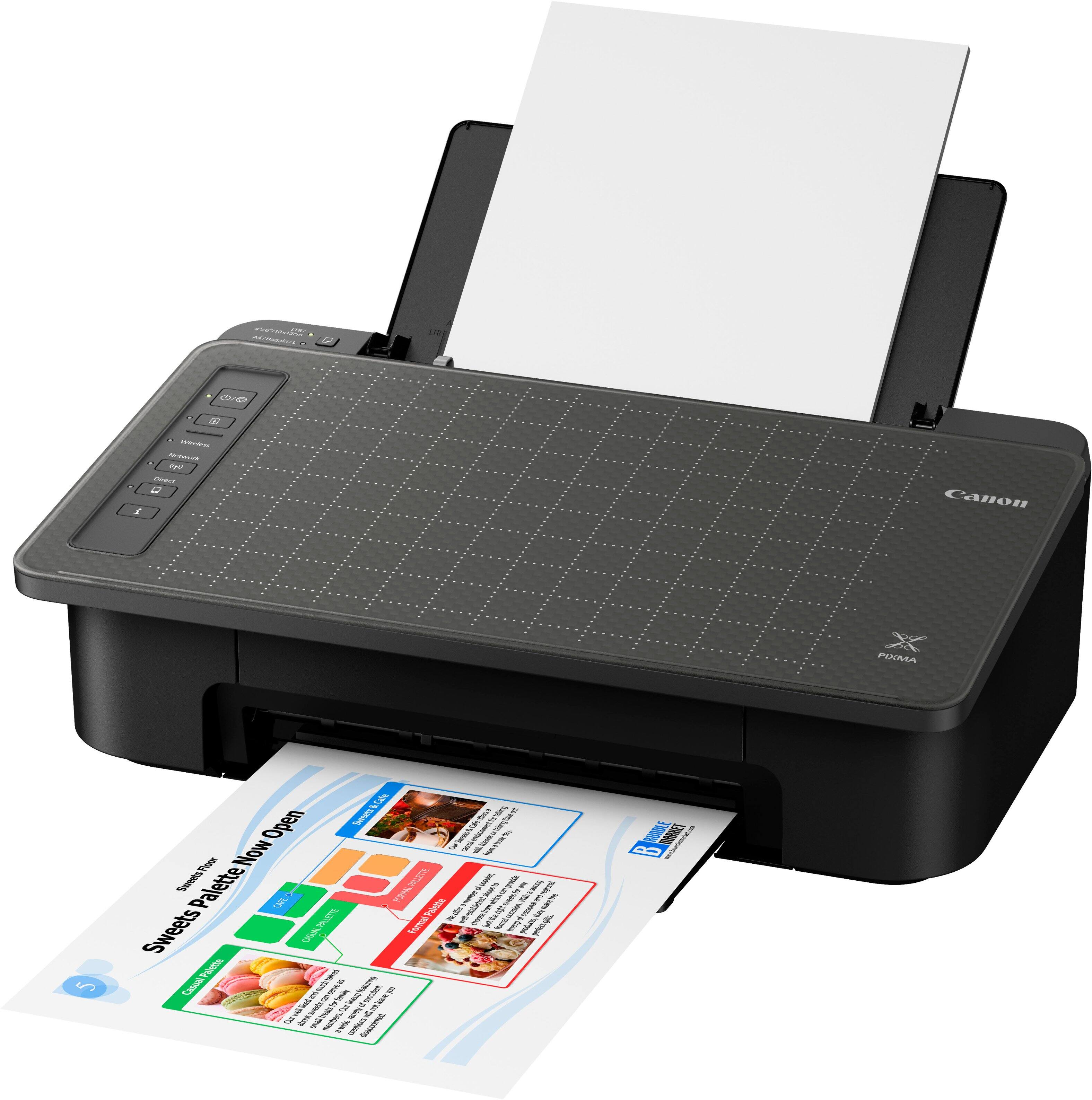 Angle. Canon - PIXMA TS302a Wireless Inkjet Printer - Black.