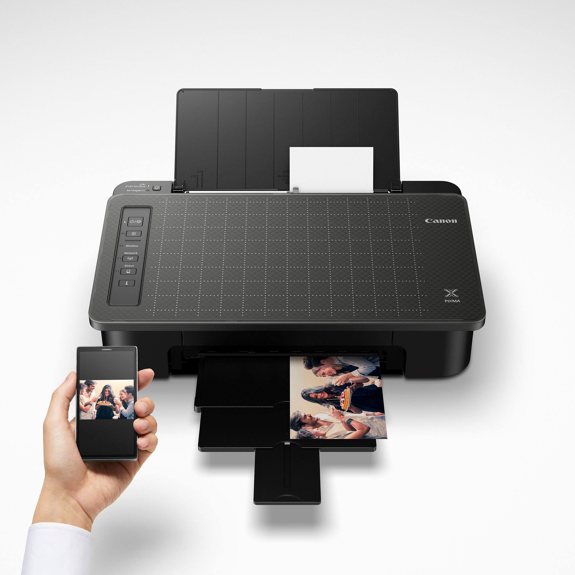 Alt View 13. Canon - PIXMA TS302a Wireless Inkjet Printer - Black.