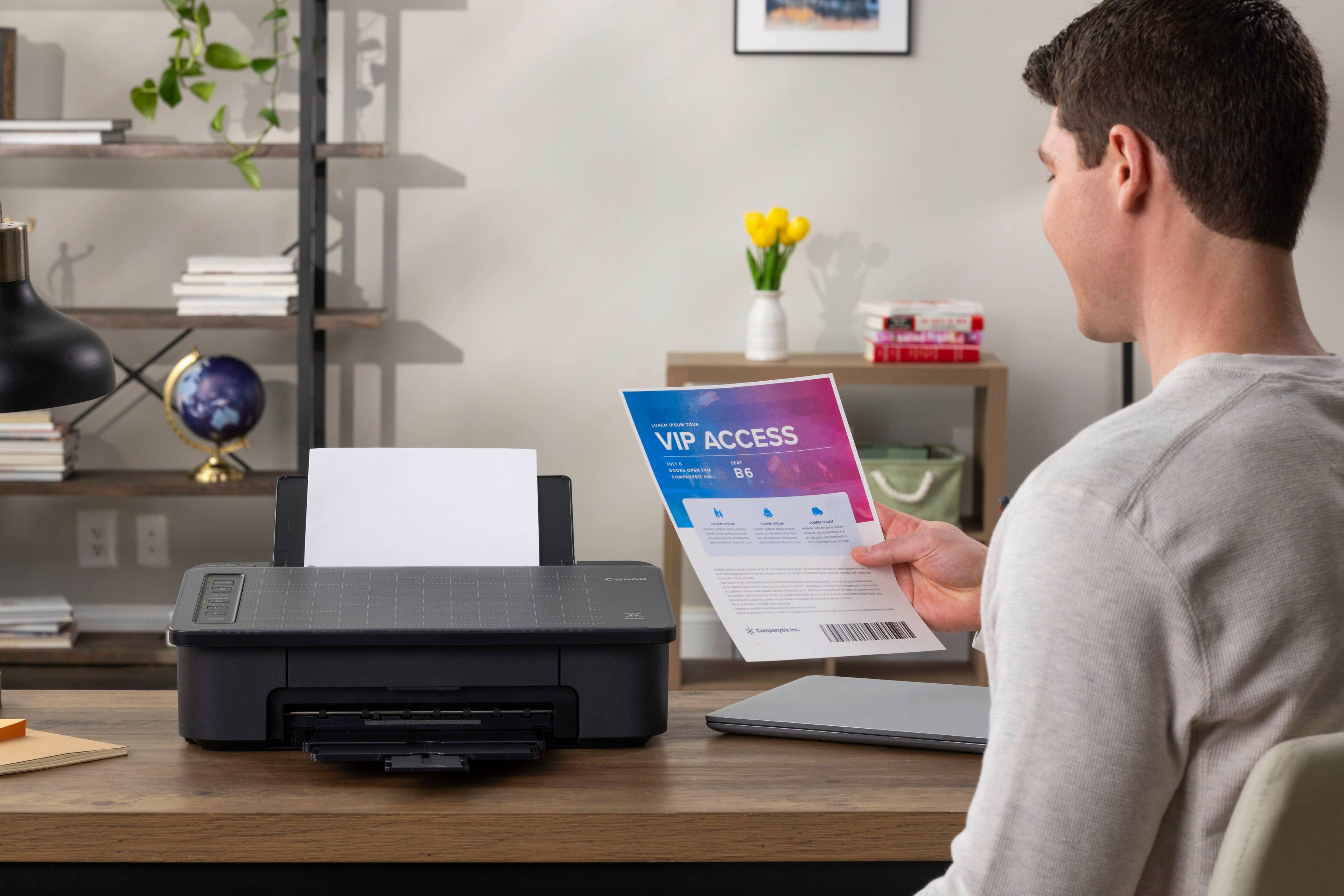 Alt View 15. Canon - PIXMA TS302a Wireless Inkjet Printer - Black.