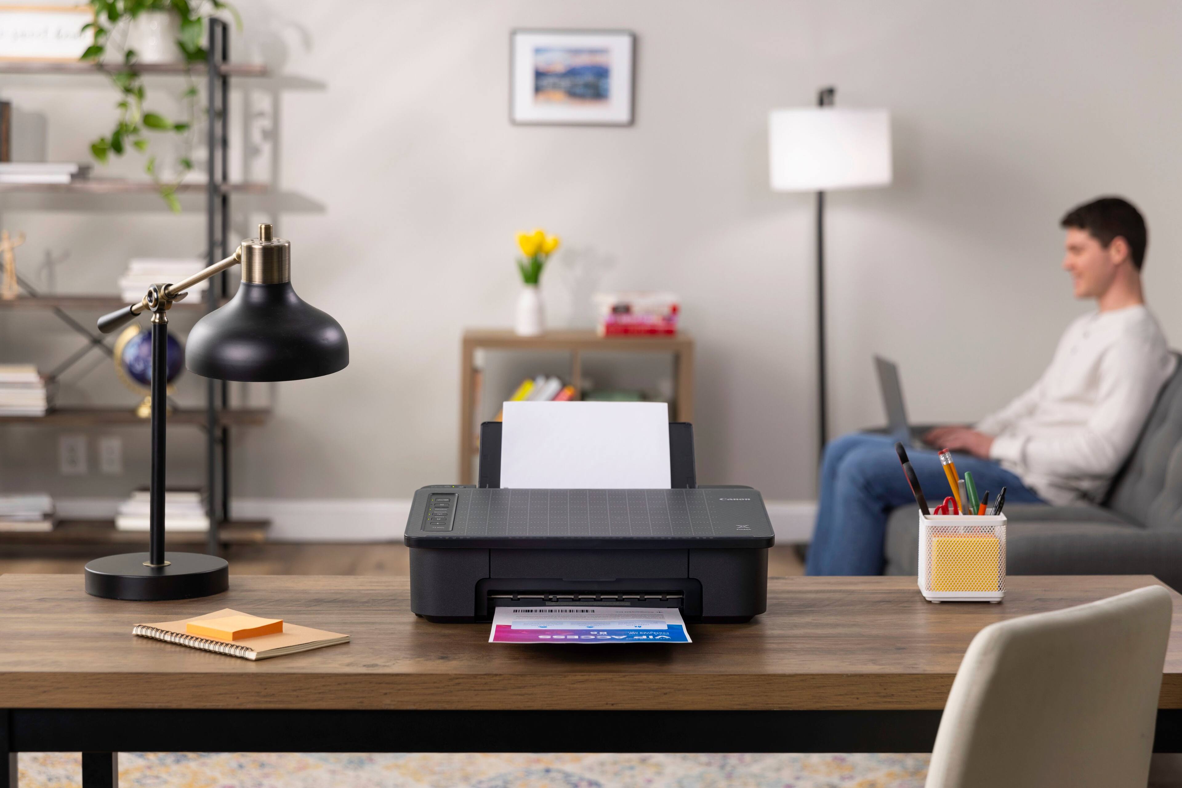 Alt View 16. Canon - PIXMA TS302a Wireless Inkjet Printer - Black.