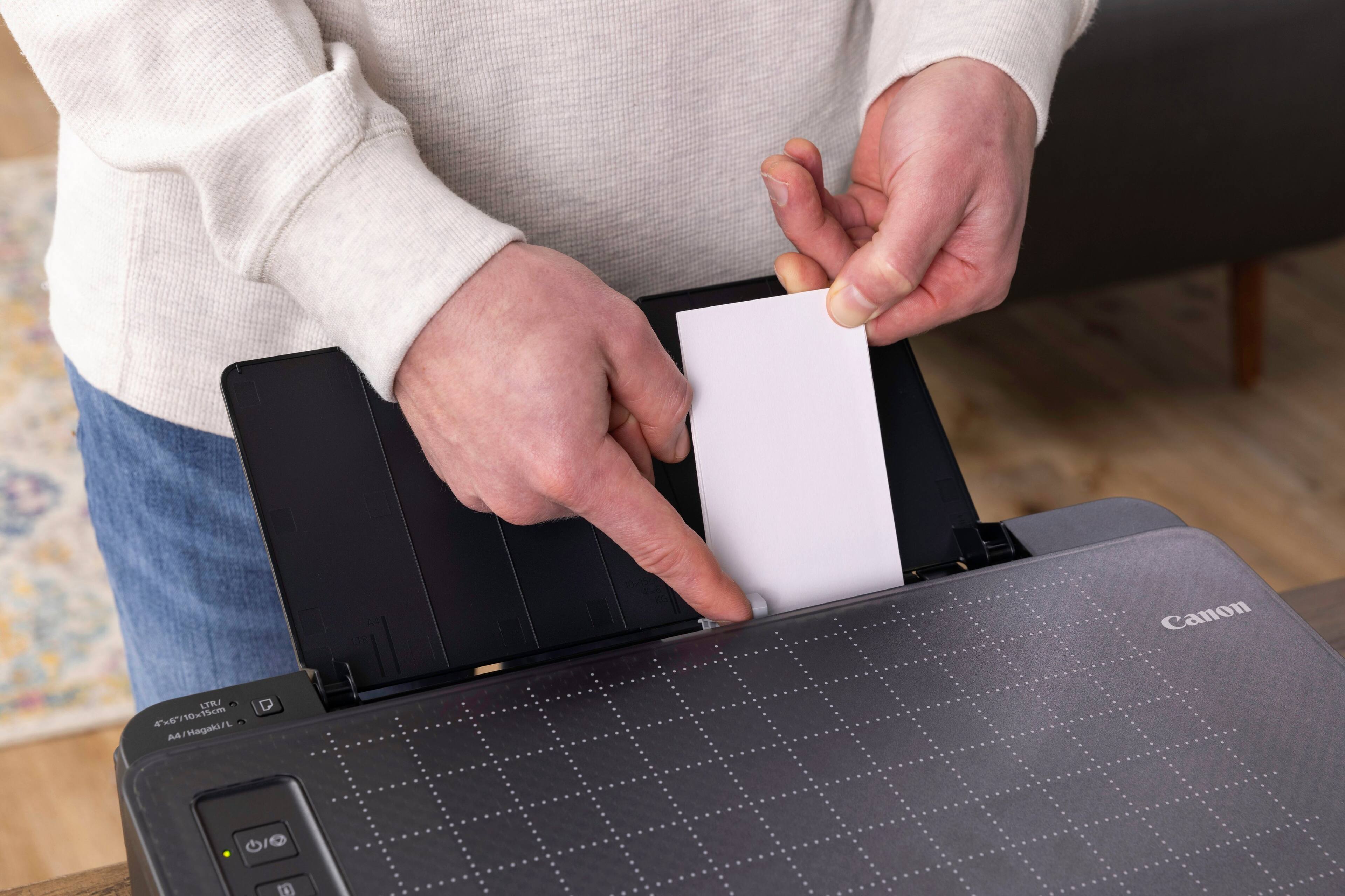 Alt View 19. Canon - PIXMA TS302a Wireless Inkjet Printer - Black.