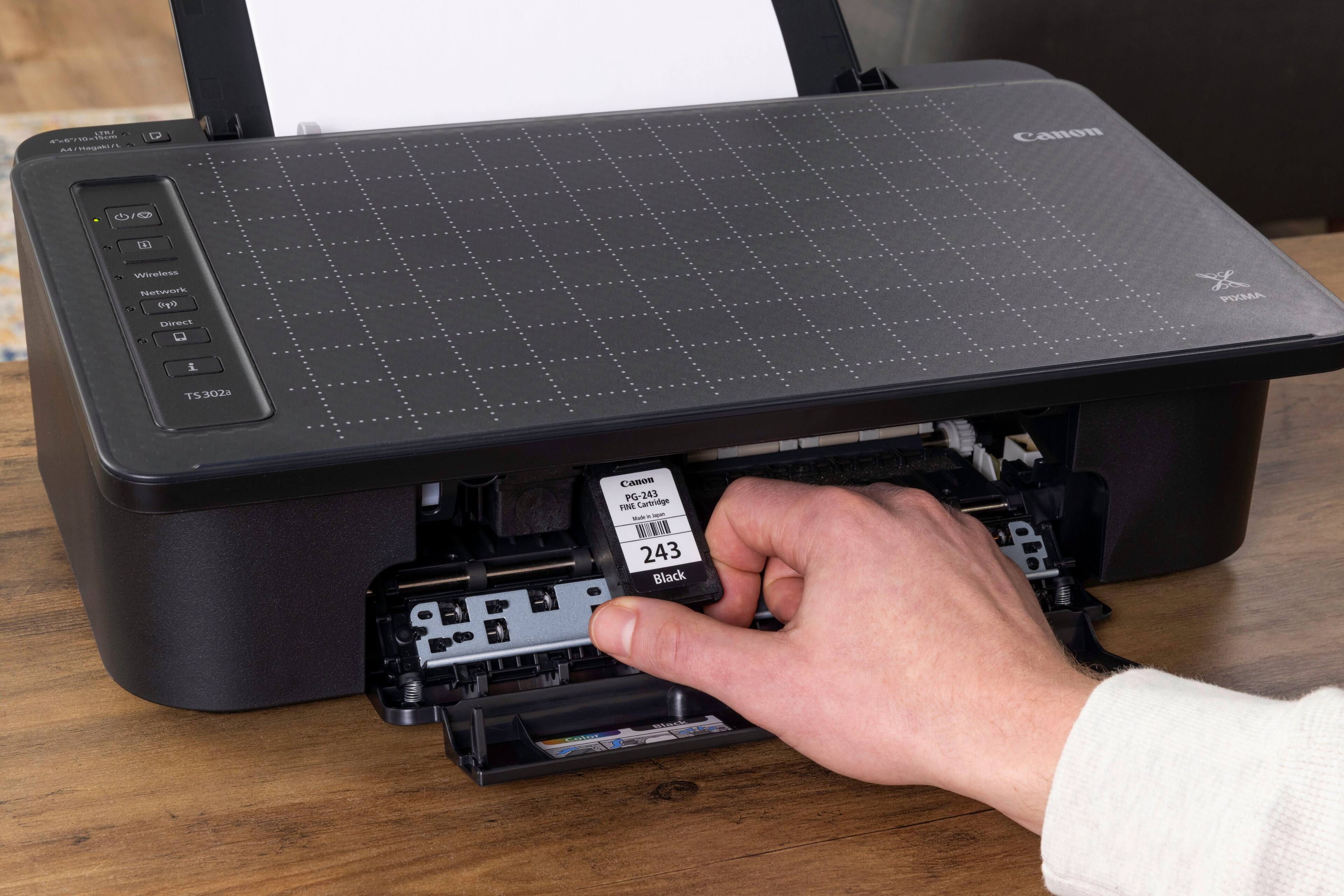 Alt View 20. Canon - PIXMA TS302a Wireless Inkjet Printer - Black.