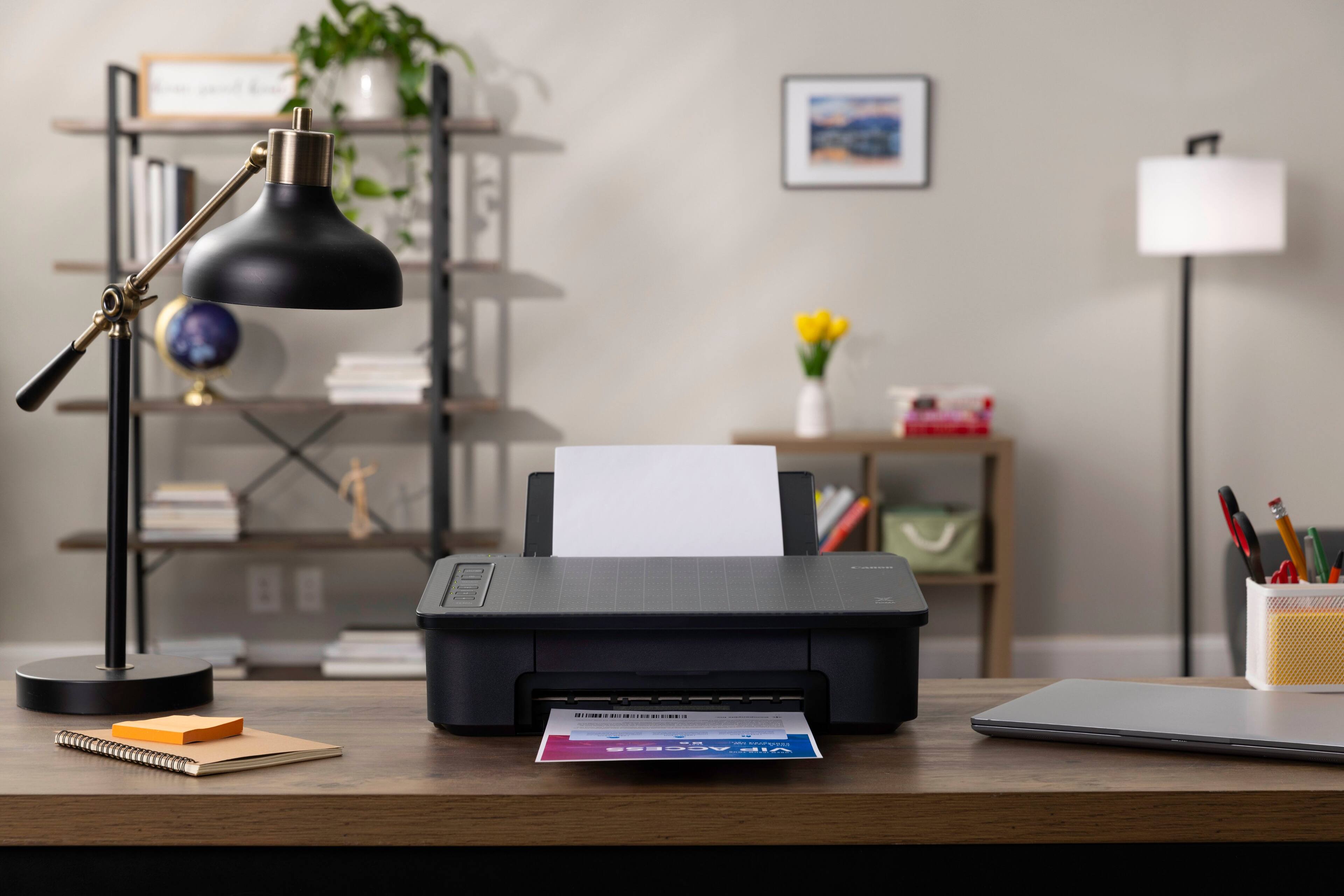 Alt View 23. Canon - PIXMA TS302a Wireless Inkjet Printer - Black.