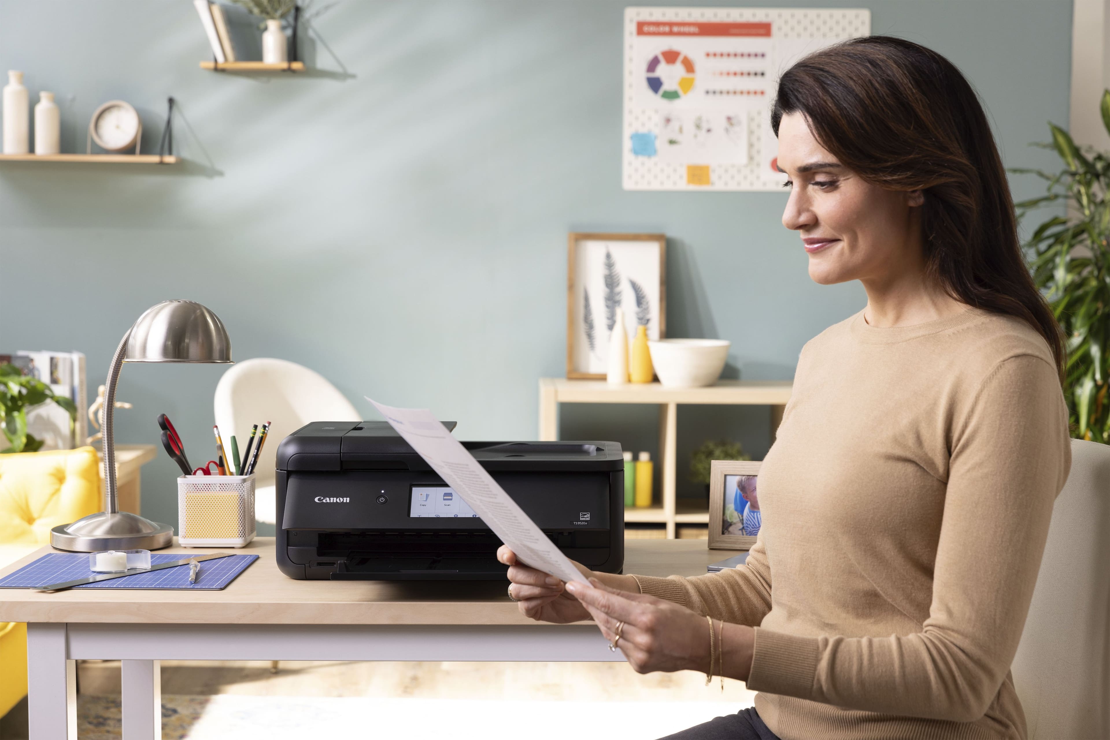 Alt View 14. Canon - PIXMA TS9520a Wireless All-In-One Inkjet Printer - Black.