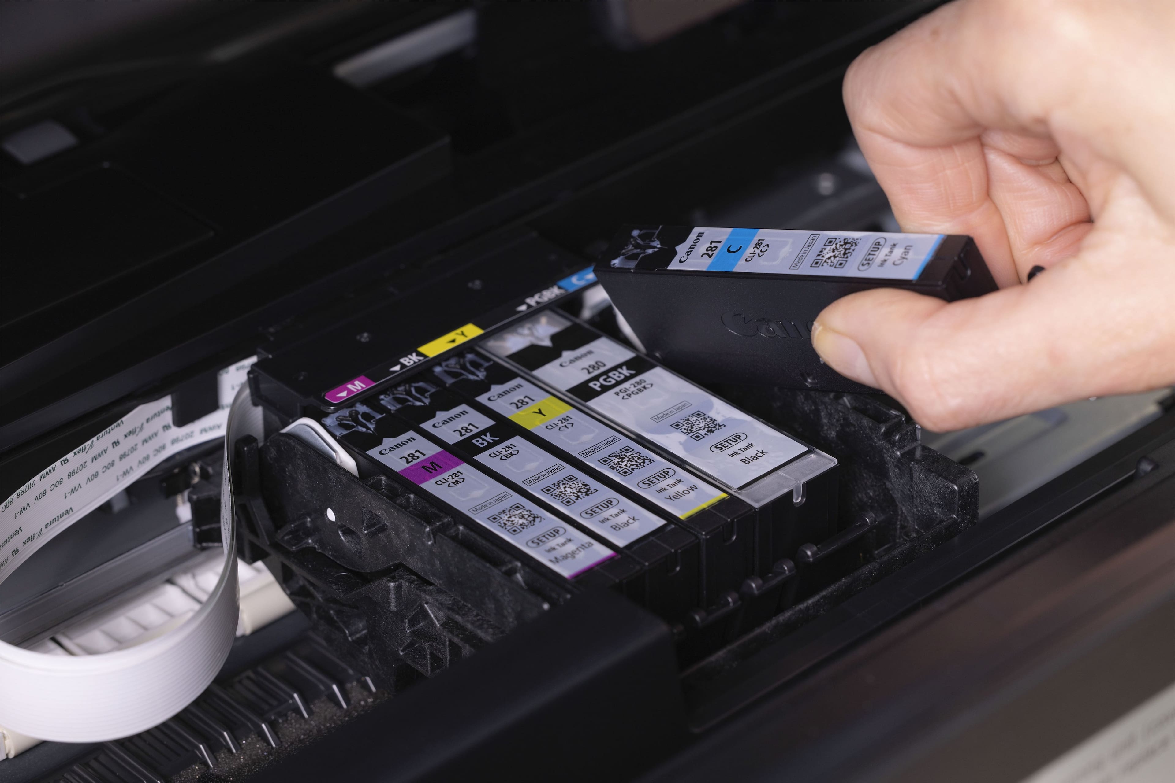 Alt View 19. Canon - PIXMA TS9520a Wireless All-In-One Inkjet Printer - Black.