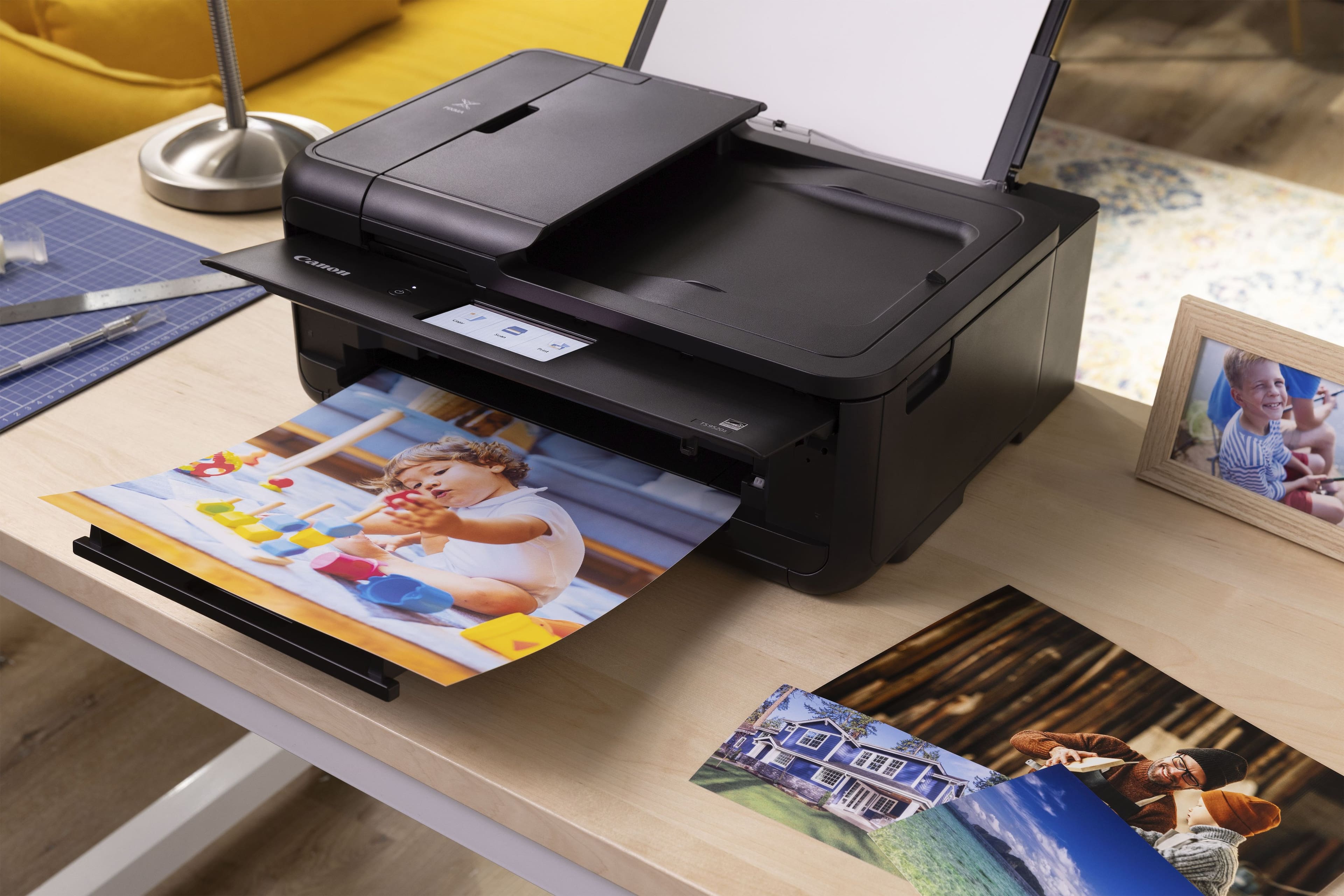 Alt View 21. Canon - PIXMA TS9520a Wireless All-In-One Inkjet Printer - Black.