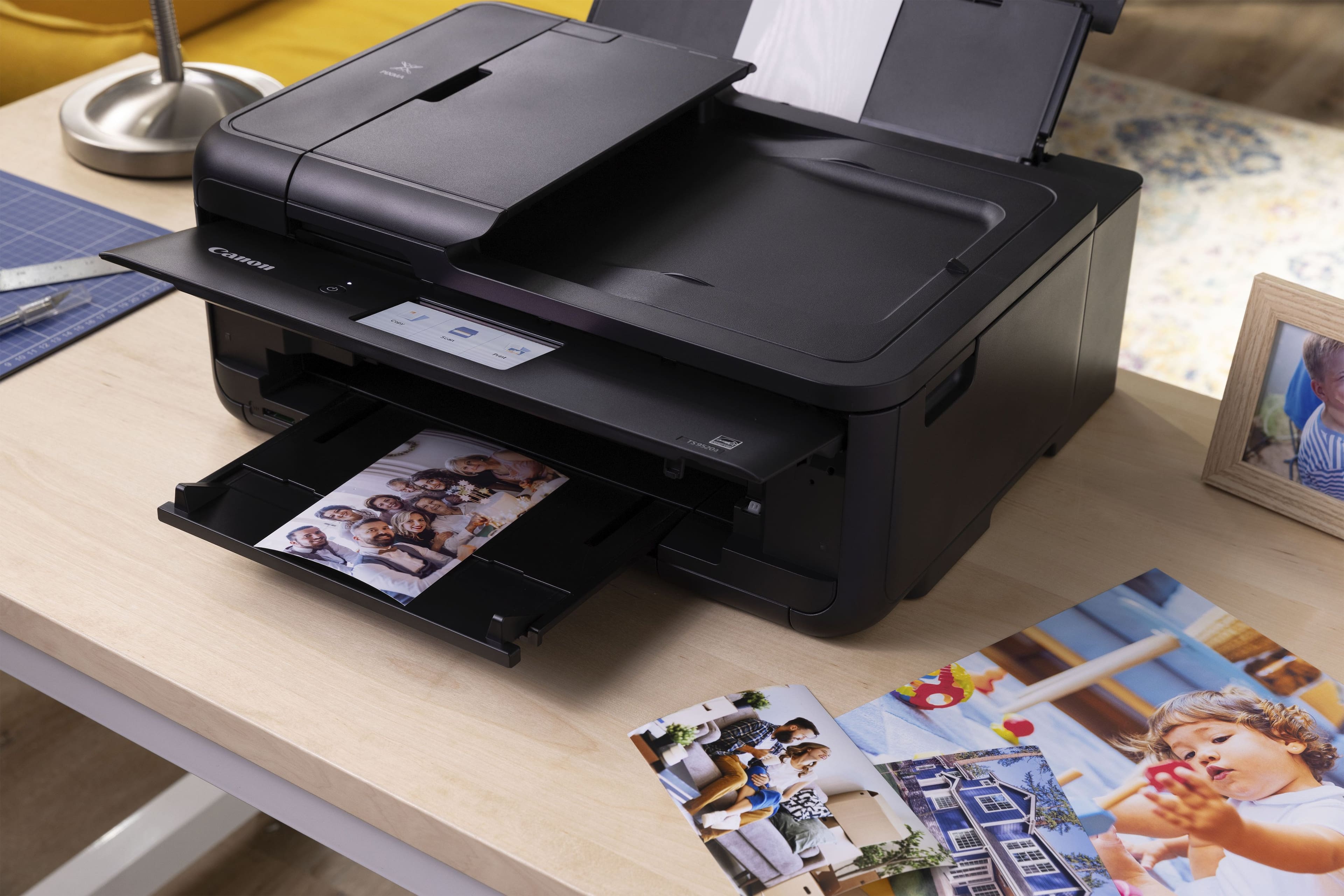 Alt View 22. Canon - PIXMA TS9520a Wireless All-In-One Inkjet Printer - Black.