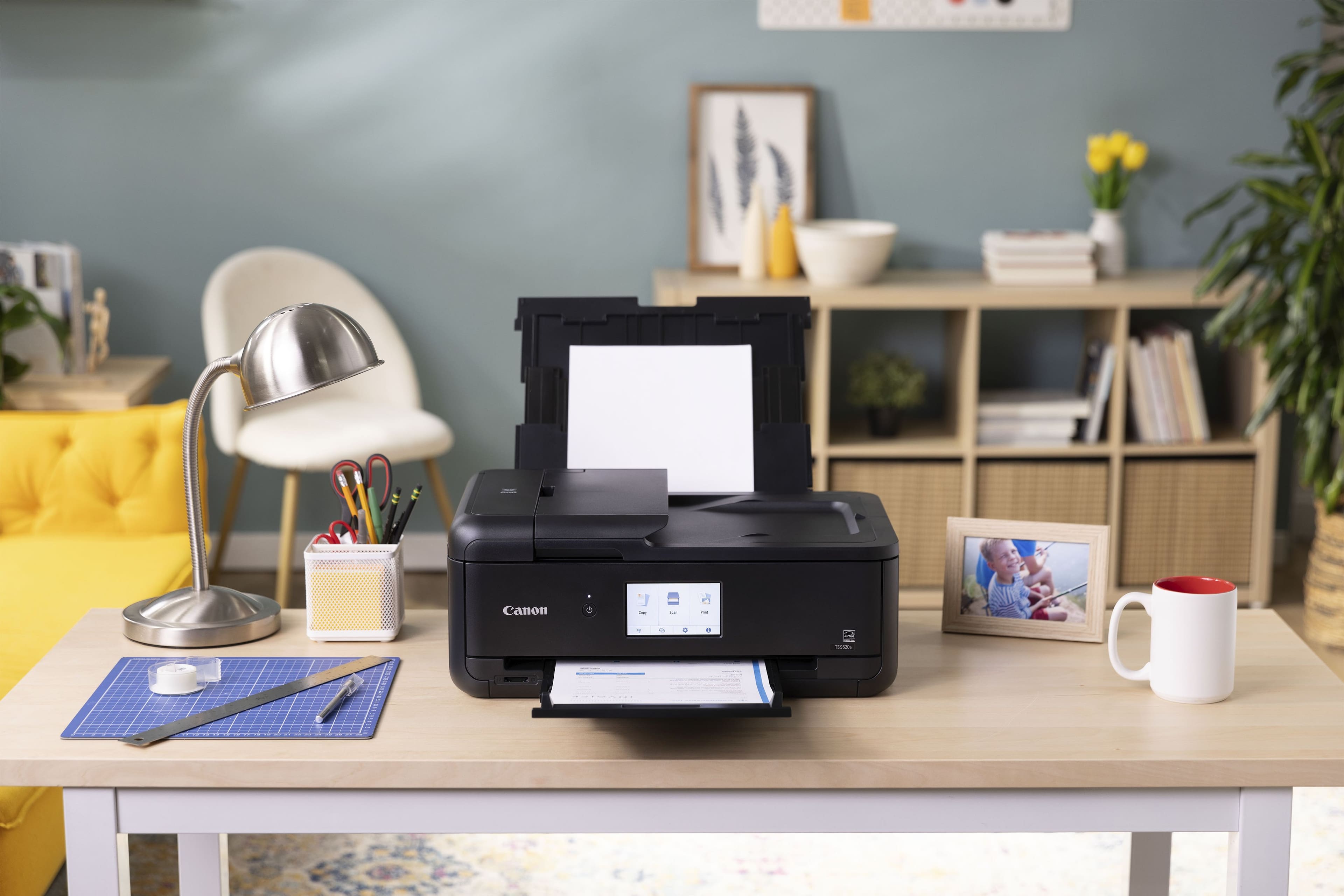 Alt View 23. Canon - PIXMA TS9520a Wireless All-In-One Inkjet Printer - Black.