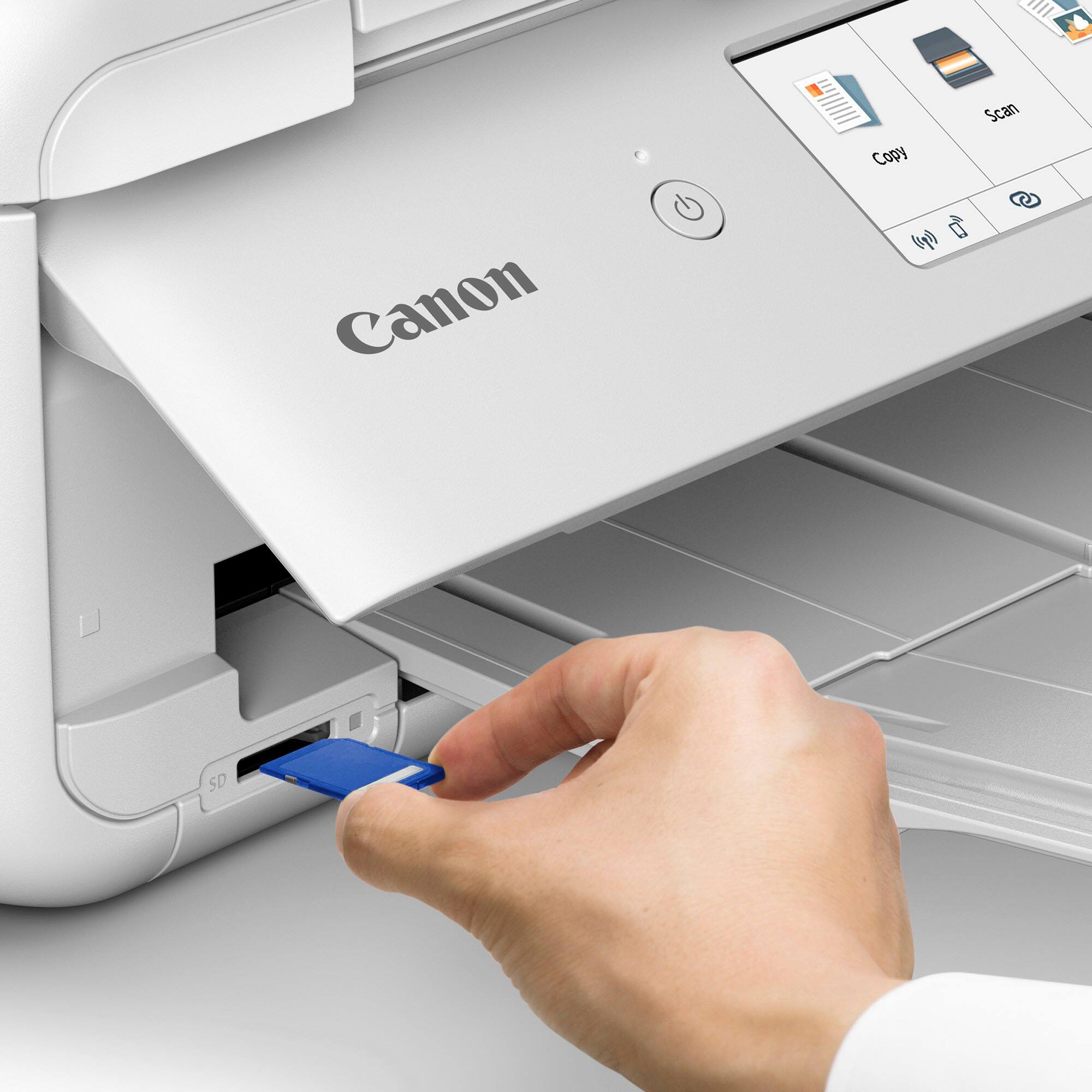 Alt View 13. Canon - PIXMA TS9521Ca Wireless All-In-One Inkjet Printer - White.