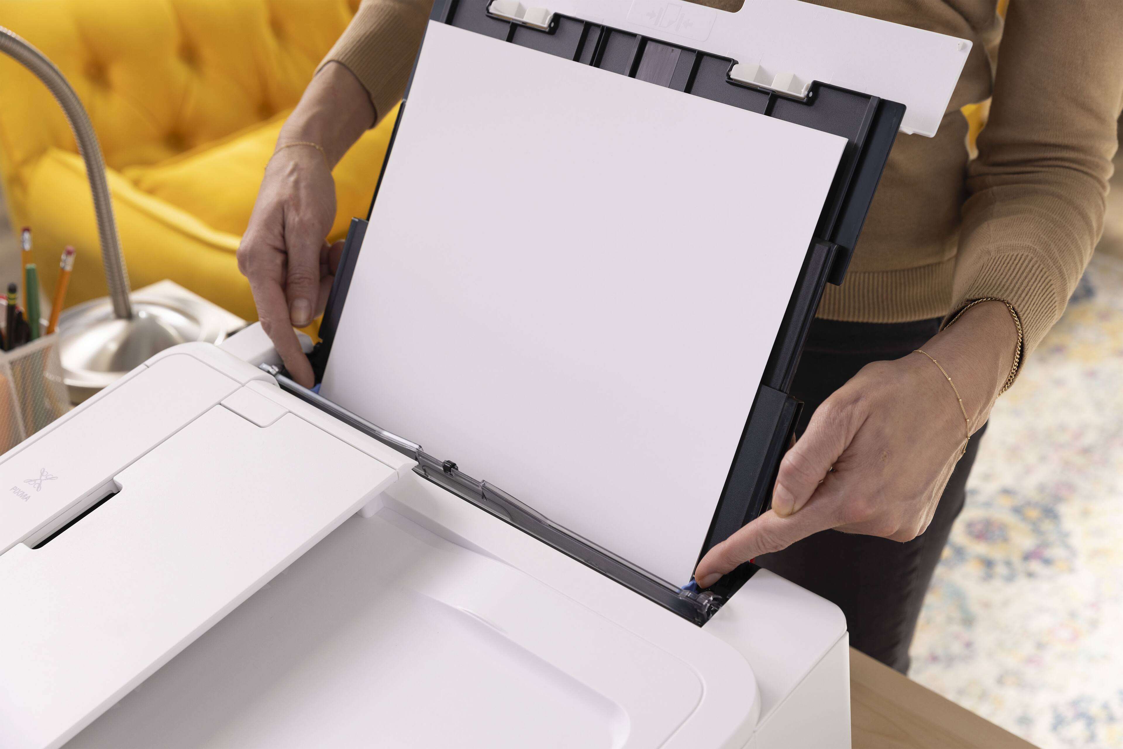 Alt View 16. Canon - PIXMA TS9521Ca Wireless All-In-One Inkjet Printer - White.