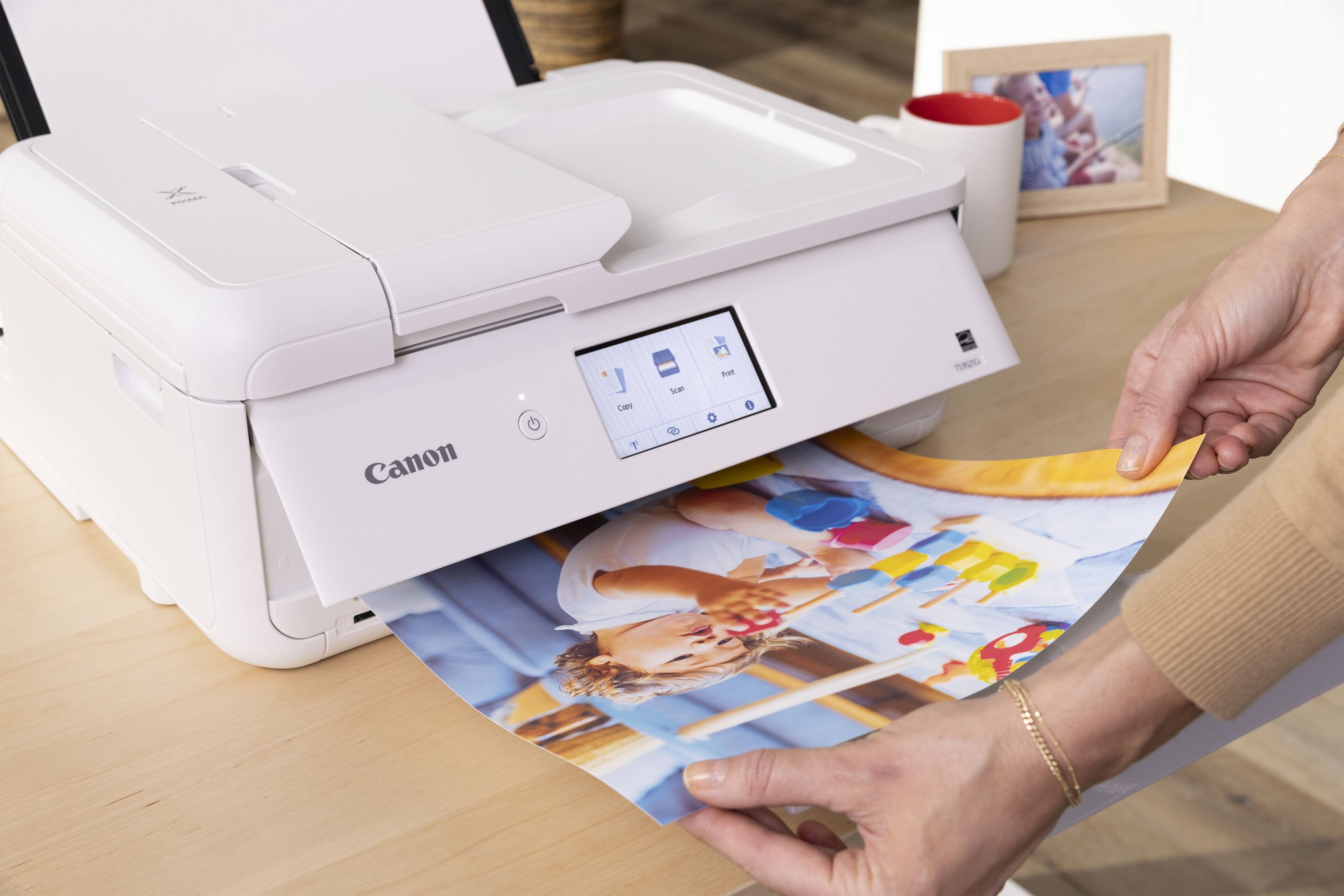 Alt View 22. Canon - PIXMA TS9521Ca Wireless All-In-One Inkjet Printer - White.