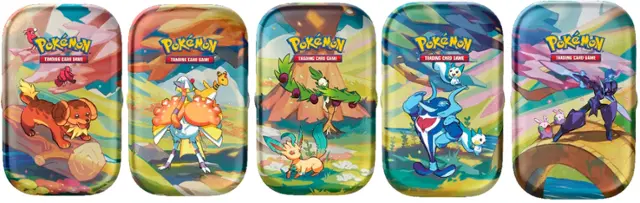 Front. Pokémon - Trading Card Game: Vibrant Paldea Mini Tin - Styles May Vary.