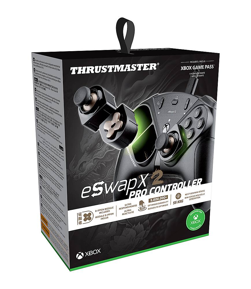 Alt View 21. Thrustmaster - ESWAP X 2 Pro Controller for Xbox One, Xbox X|S, PC - Black.