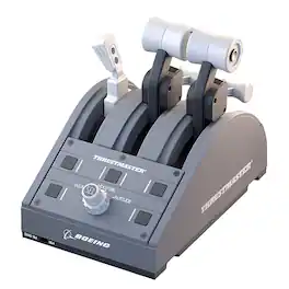 Thrustmaster - TCA Quadrant Boeing Edition, Replica Throttle Quadrant for PC - Gray