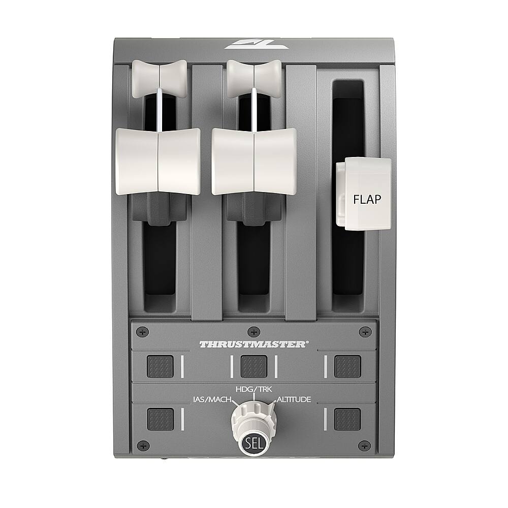 Alt View 12. Thrustmaster - TCA Quadrant Boeing Edition, Replica Throttle Quadrant for PC - Gray.