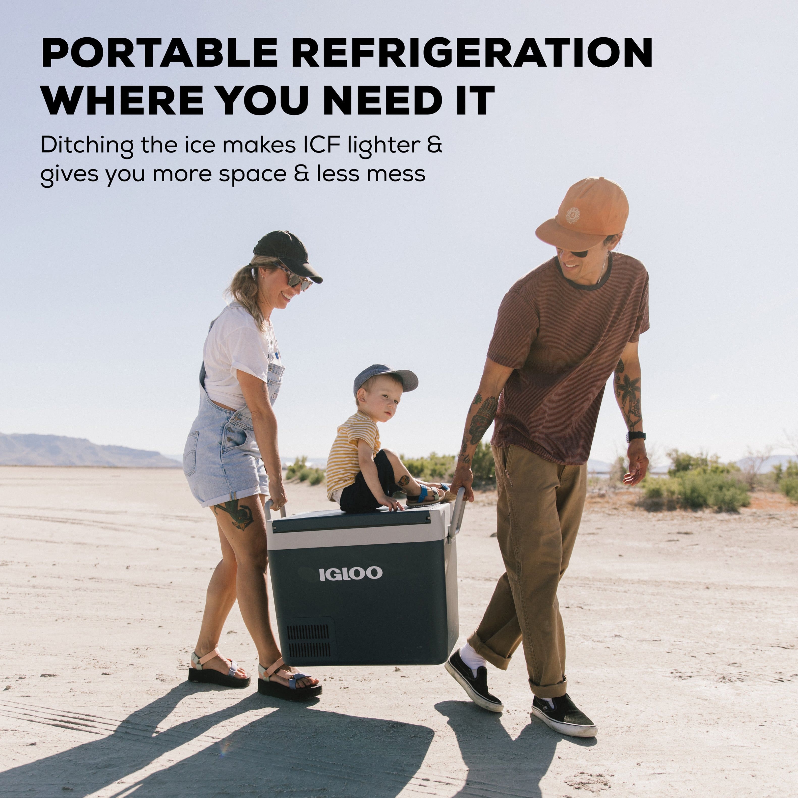 Portable Refrigeration Where You Need It: Ditching the ice makes ICF lighter & gives you more space & less mess.