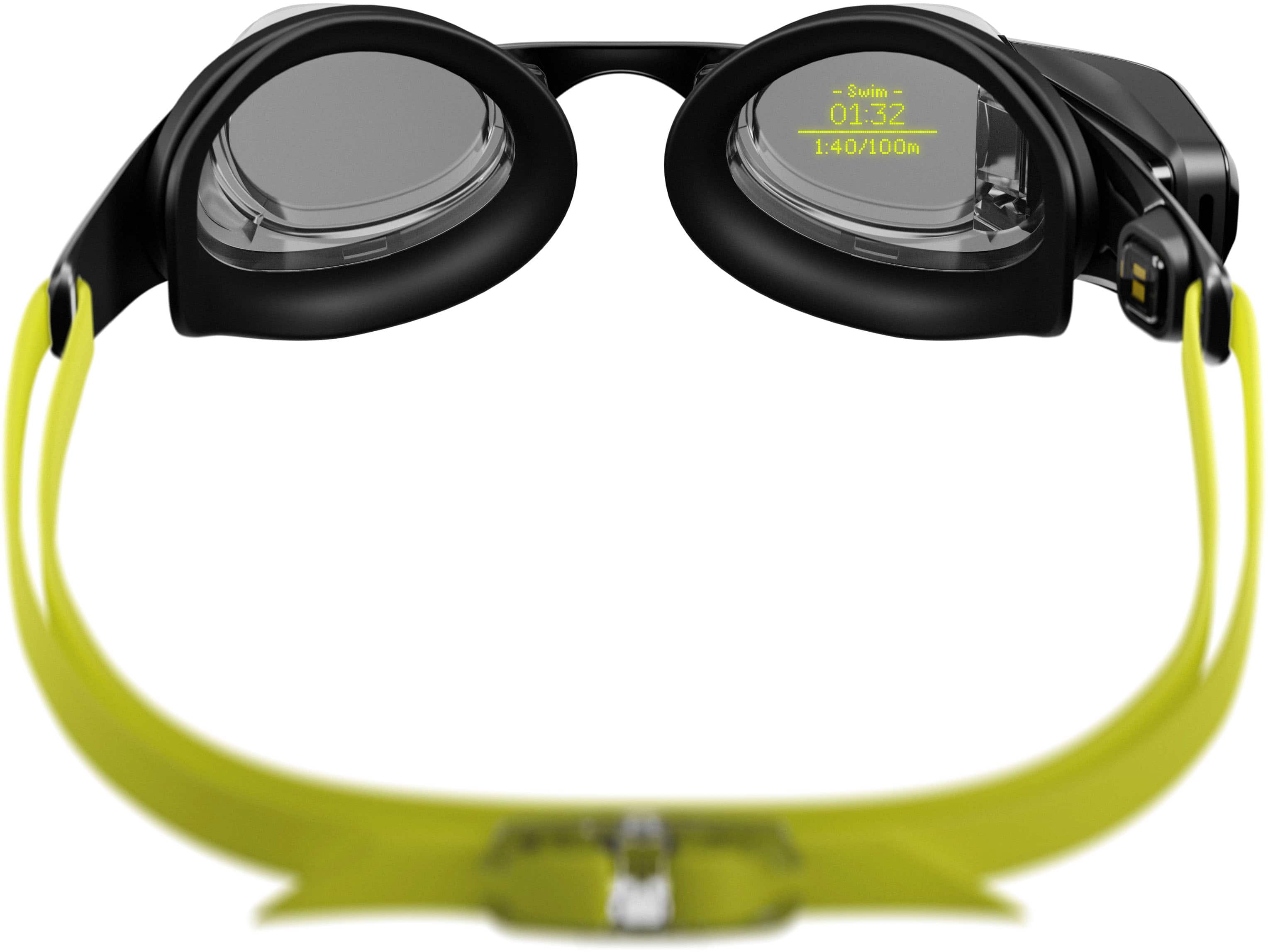 Alt View 1. FORM - Smart Swim 2 Goggles - black.