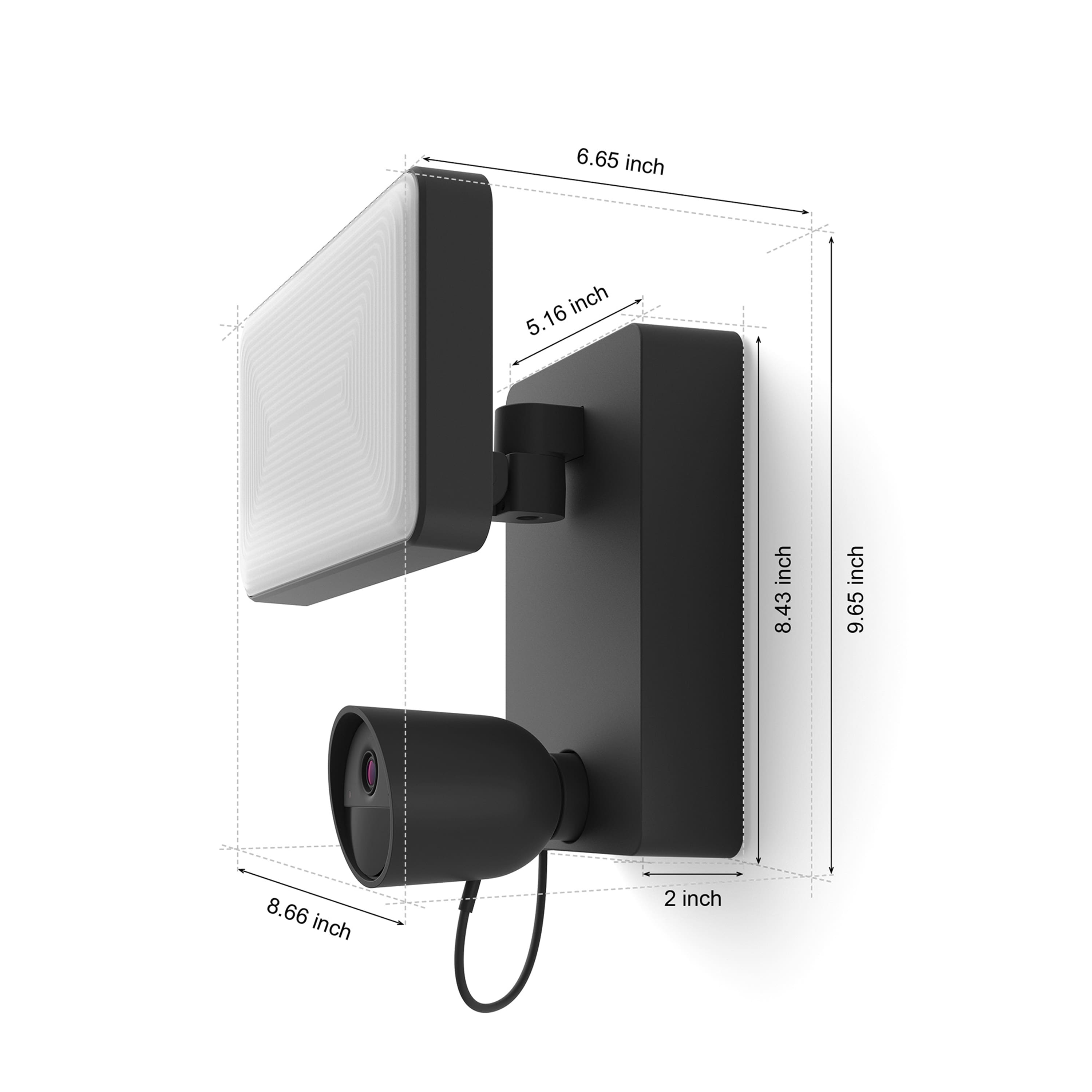 Philips – Hue Outdoor Floodlight Camera – Black Sansujyuku sansujyuku.com