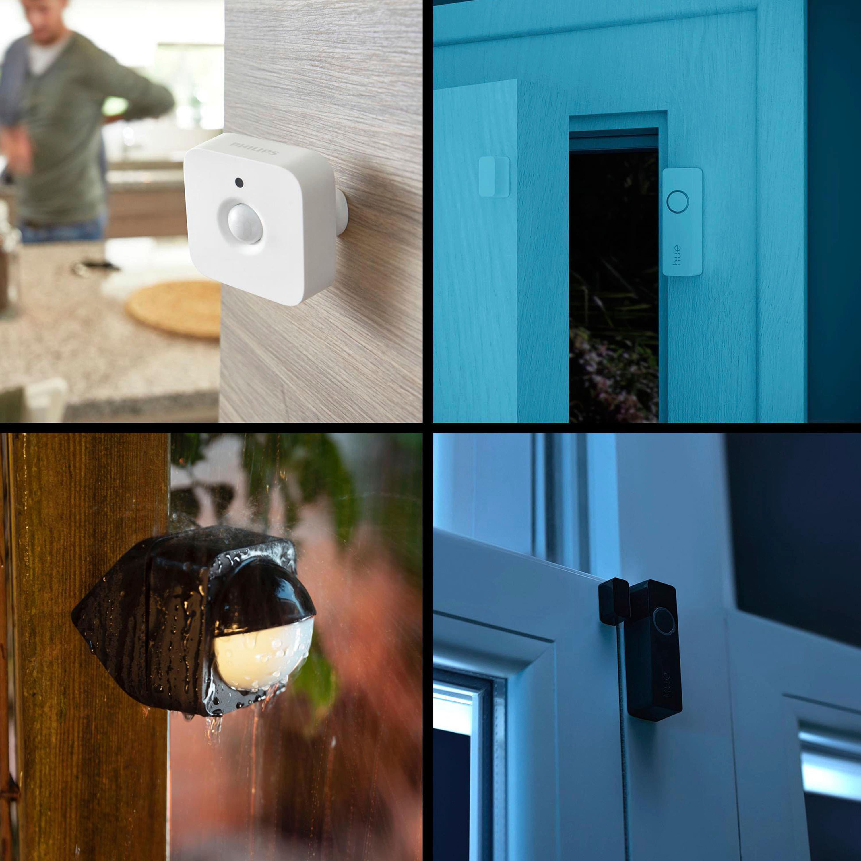 Alt View 11. Philips - Hue Outdoor Floodlight Camera - Black.