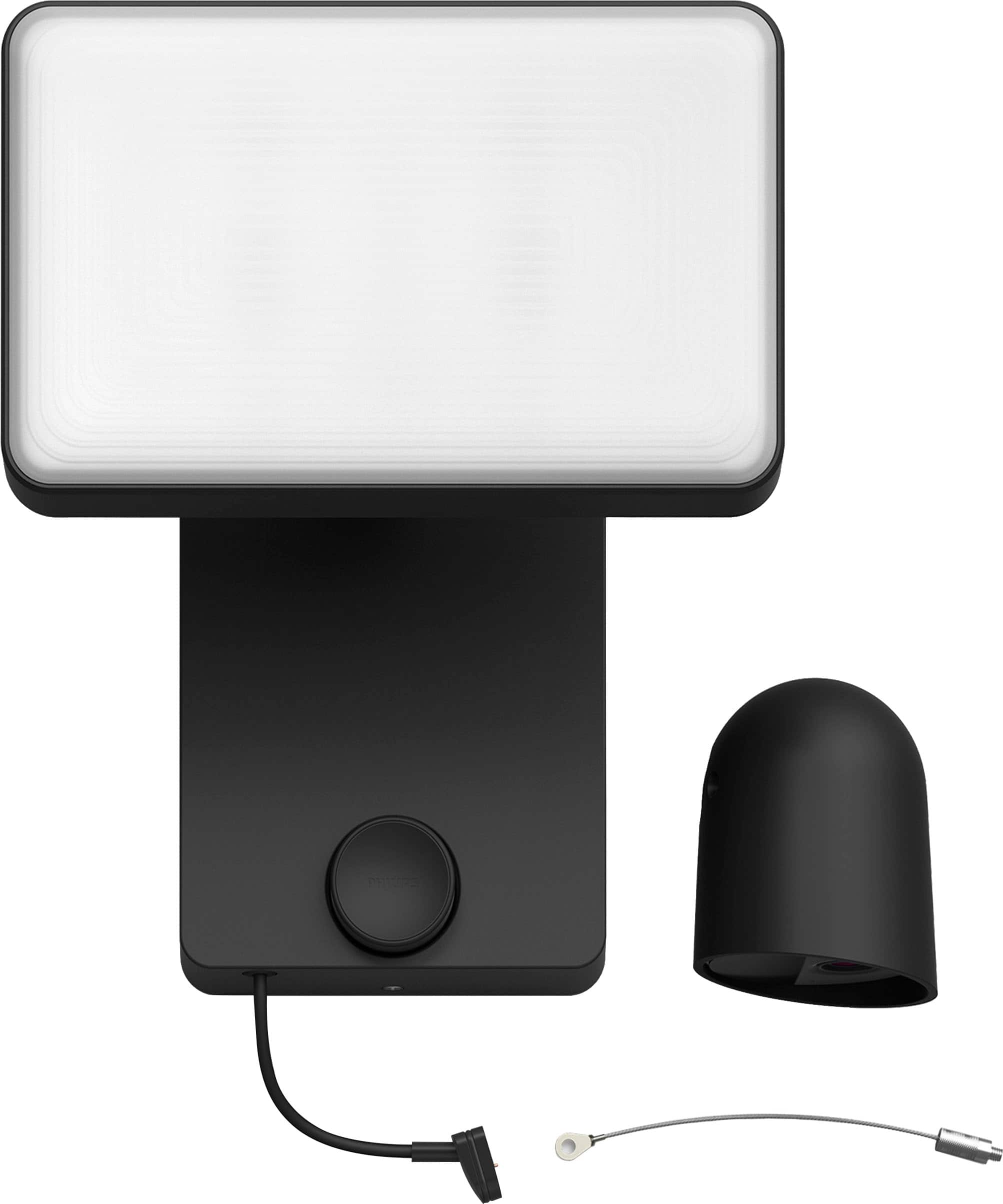 Alt View 12. Philips - Hue Outdoor Floodlight Camera - Black.