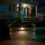 Left. Philips - Hue Outdoor Floodlight Camera - Black.