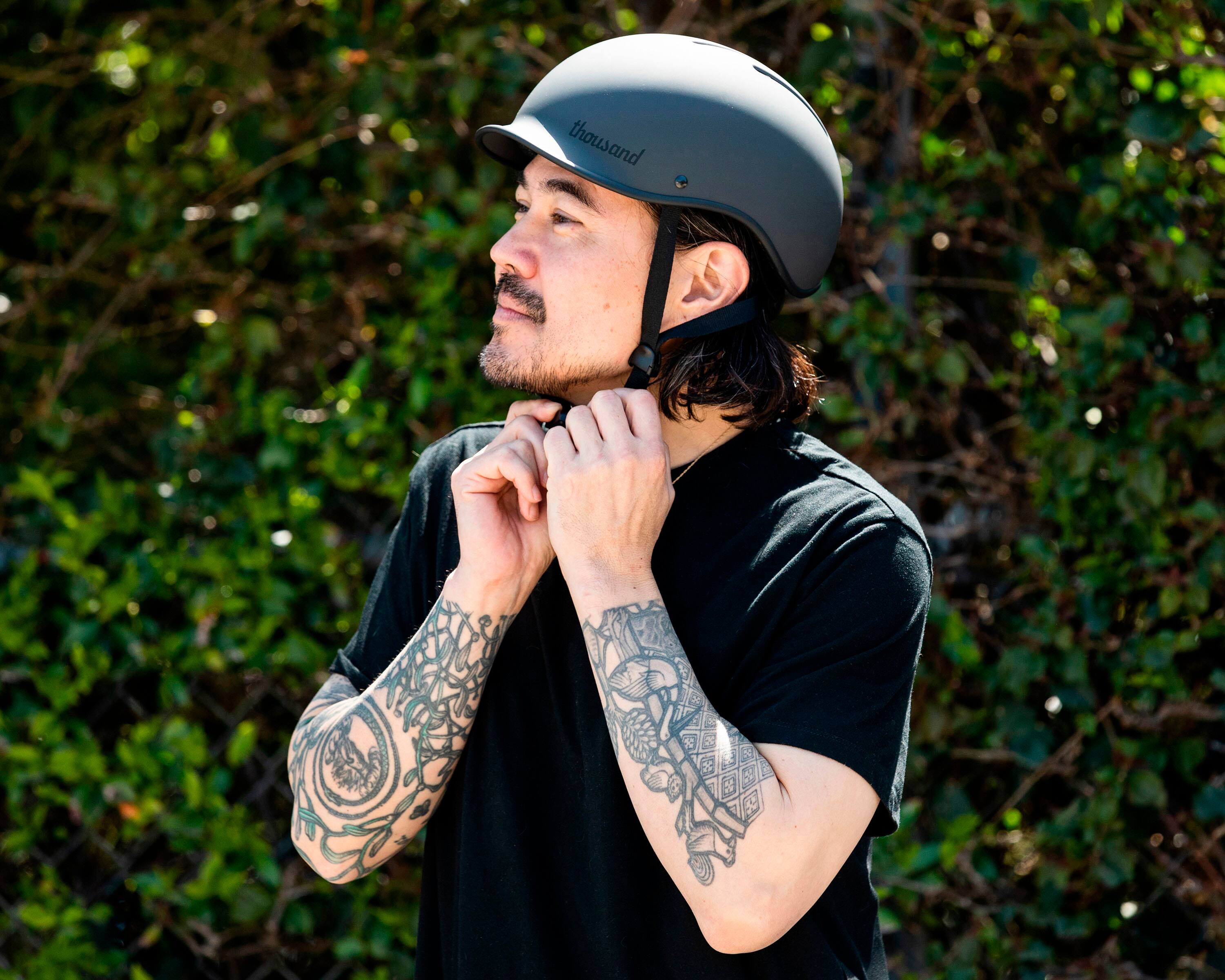 Alt View 16. Thousand - Heritage 2 Bike and Skate Helmet - Stealth Black.