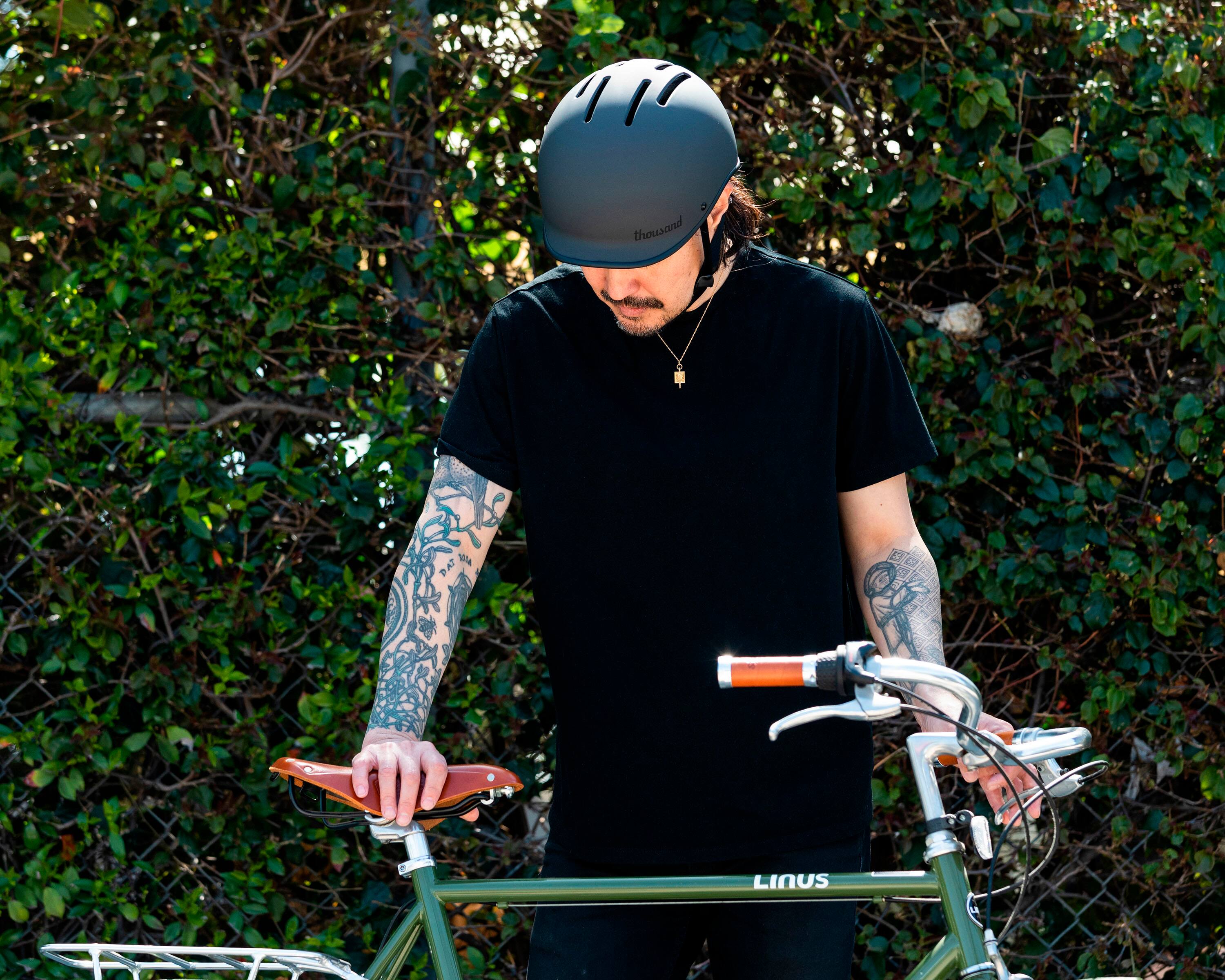 Alt View 17. Thousand - Heritage 2 Bike and Skate Helmet - Stealth Black.