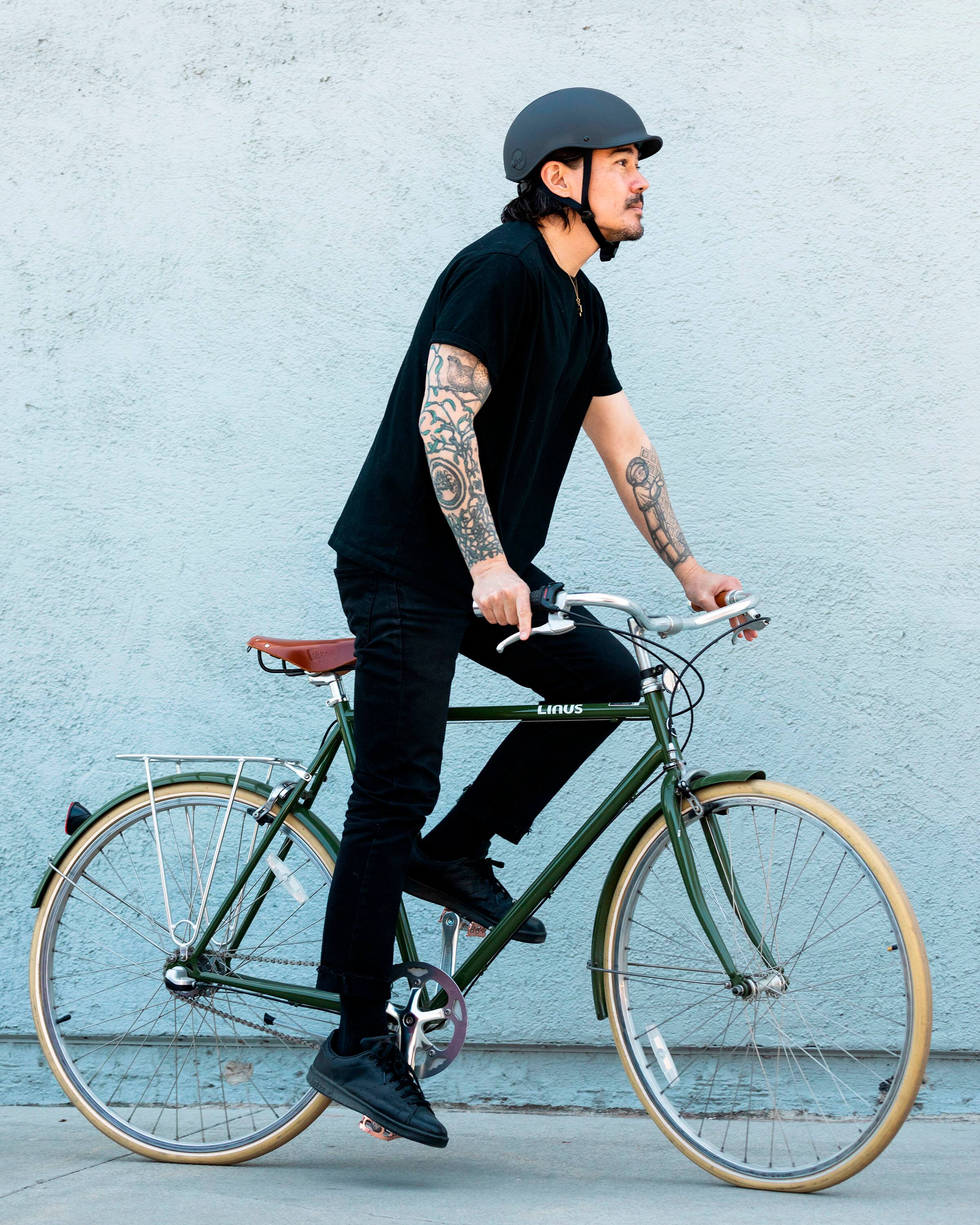 Alt View 18. Thousand - Heritage 2 Bike and Skate Helmet - Stealth Black.