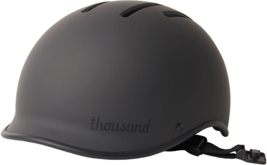 Front. Thousand - Heritage 2 Bike and Skate Helmet - Stealth Black.
