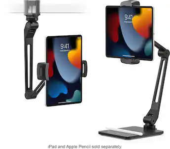 LYFPOOM Magnetische Wandhouder (2-pack) – Voor Telefoons En Tablets, Met Kleef- En Boorbasis, Geschikt Voor 4-12,9 Inch, Incl. Ijzeren Ringen