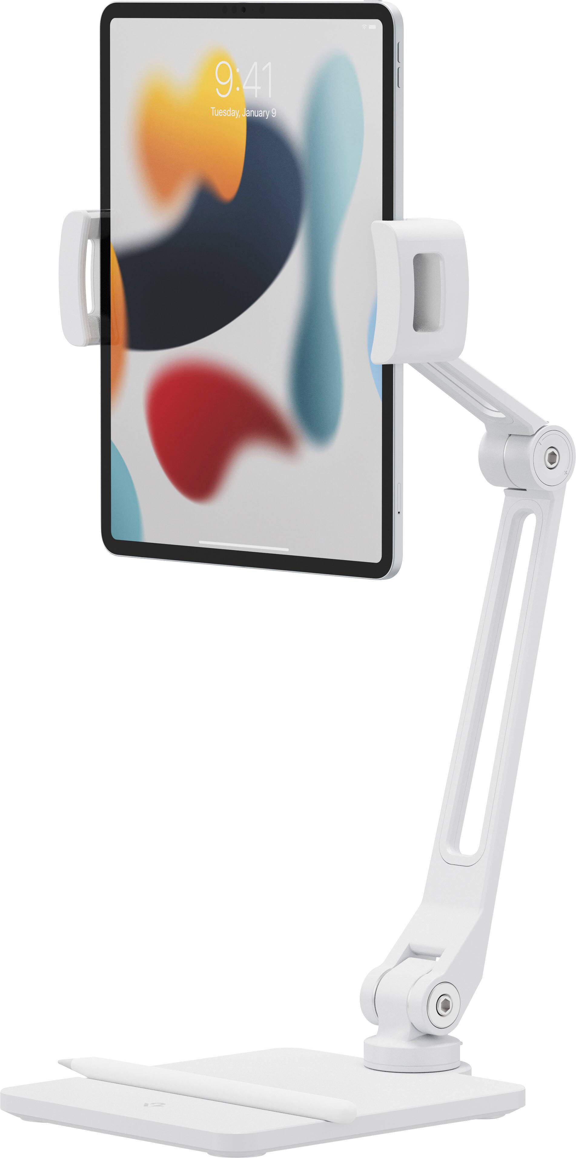 Angle. Twelve South - HoverBar Duo with Quickswitch Tab for Apple iPad or iPhone - White.