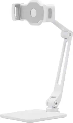 Front. Twelve South - HoverBar Duo with Quickswitch Tab for Apple iPad or iPhone - White.