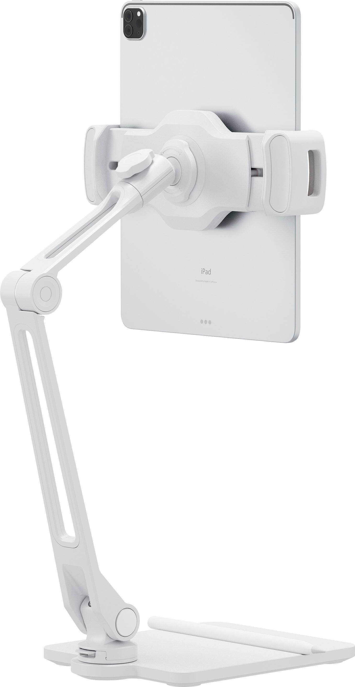 Left. Twelve South - HoverBar Duo with Quickswitch Tab for Apple iPad or iPhone - White.