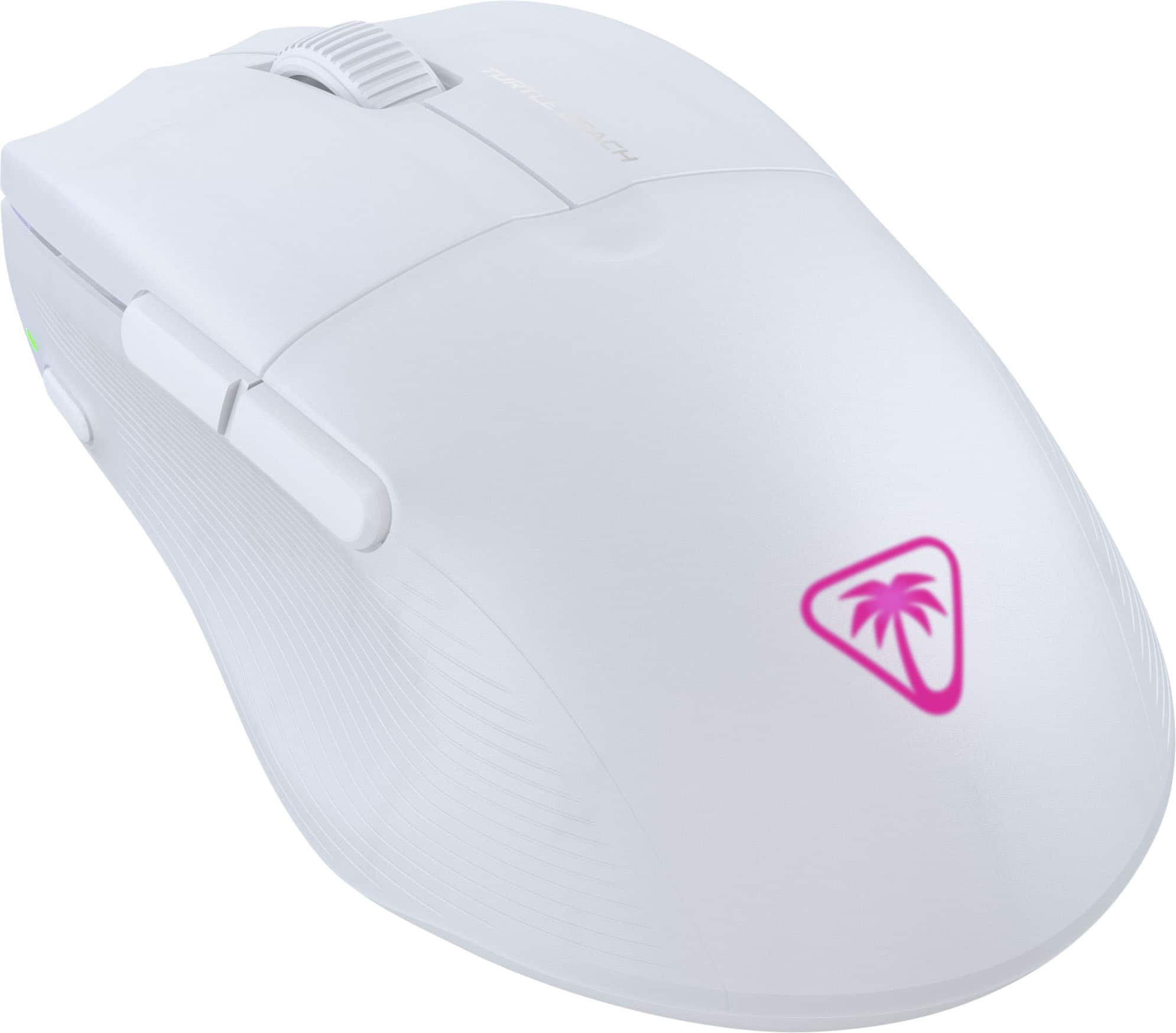 Angle. Turtle Beach - Pure Air Ultra-Light Wireless Ergonomic RGB Gaming Mouse with 26K DPI Optical Sensor & 125 hour Battery - White.